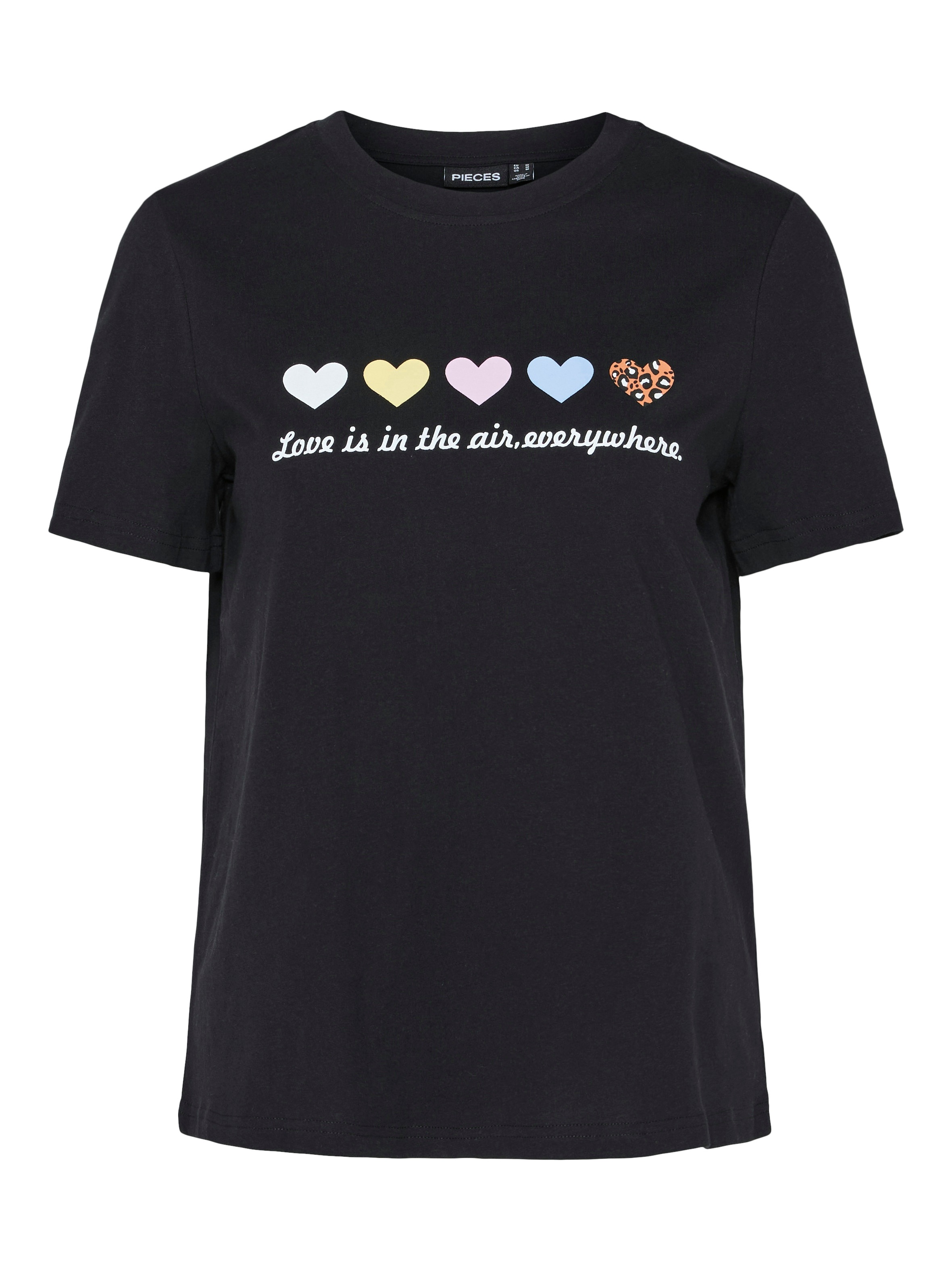 pieces Kurzarmshirt »PCMARIA SS O-NECK TEE BC MM JRS«