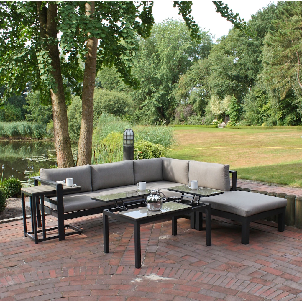 Garden Pleasure Gartenlounge-Set »MIRANDA«, (5 tlg.)