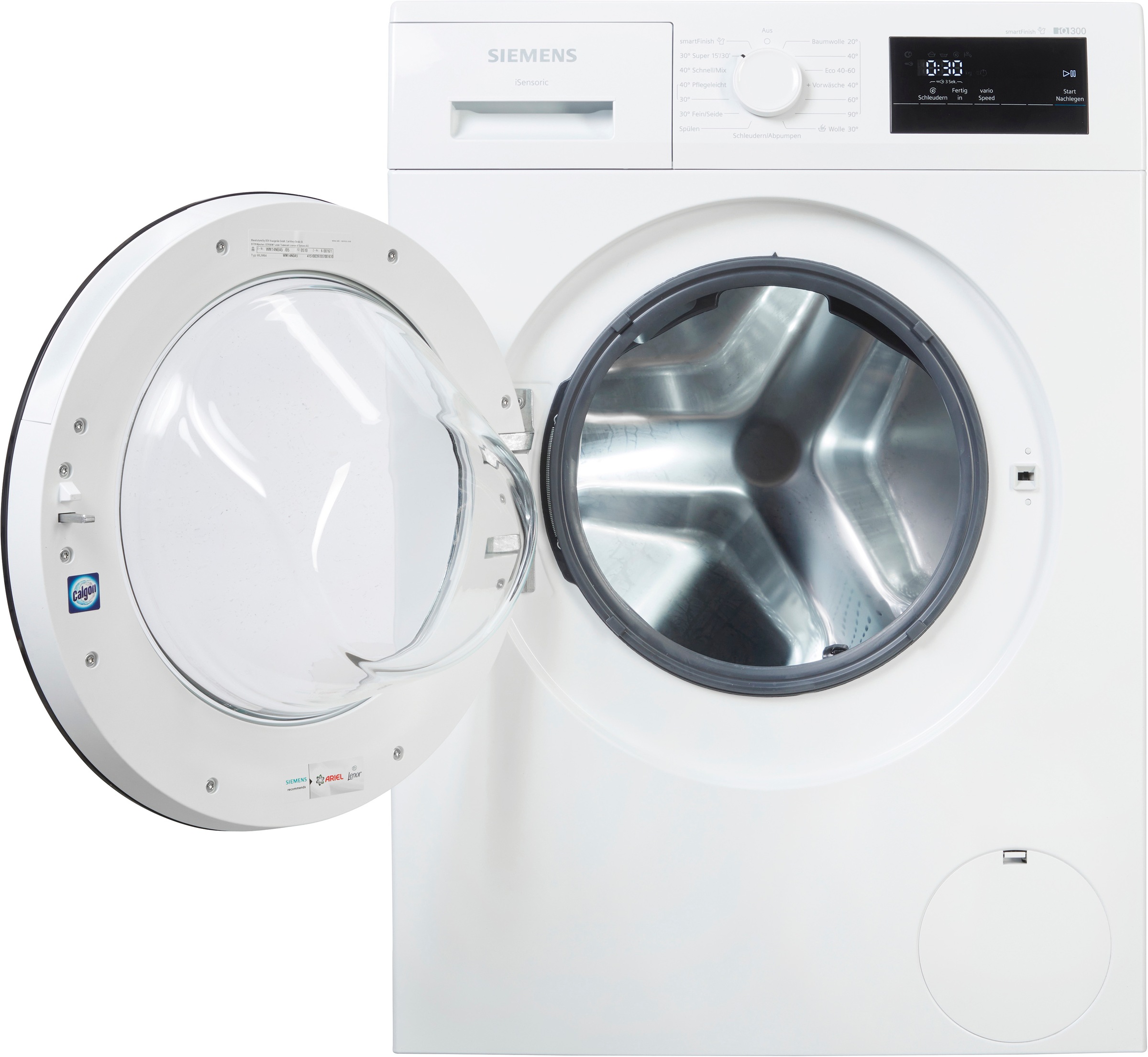 SIEMENS Waschmaschine iQ300 "WM14N0A5" 8 kg 1400 U/min günstig online kaufen