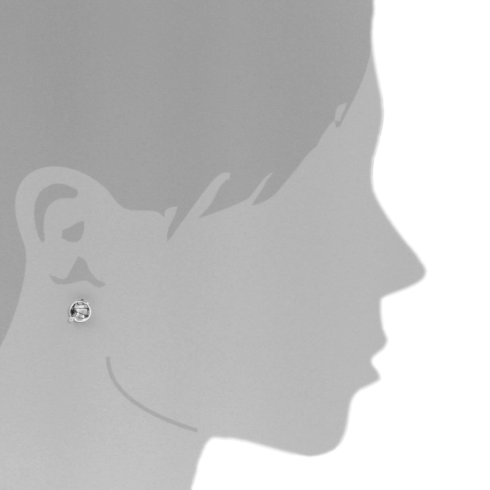 OSTSEE-SCHMUCK Paar Ohrstecker »- Runo - Sarah Vicenza - Silber 925/000 - Zirkonia«