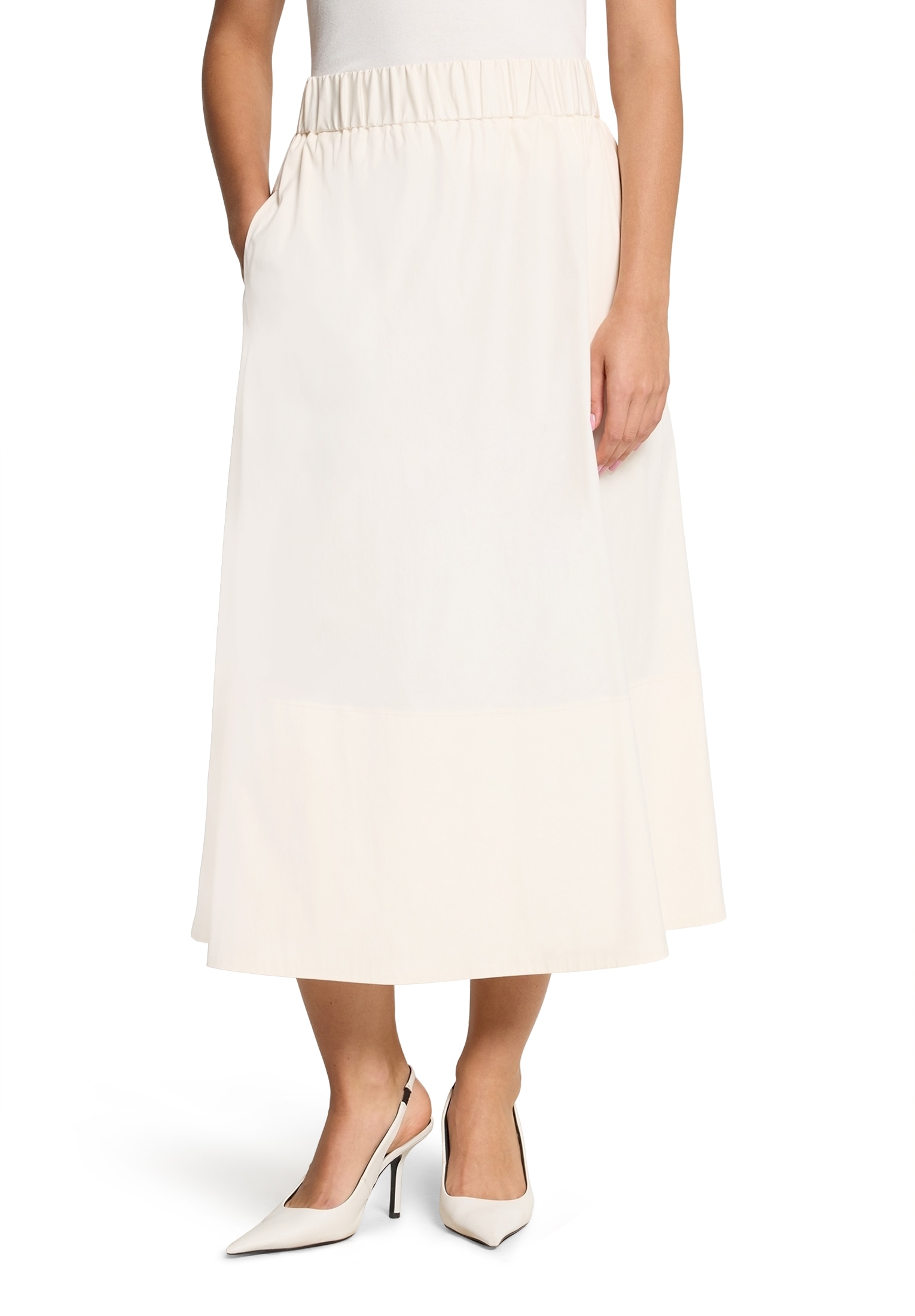 Vera Mont Maxirock "Damen Baumwollrock mit Gummizug" Form günstig online kaufen