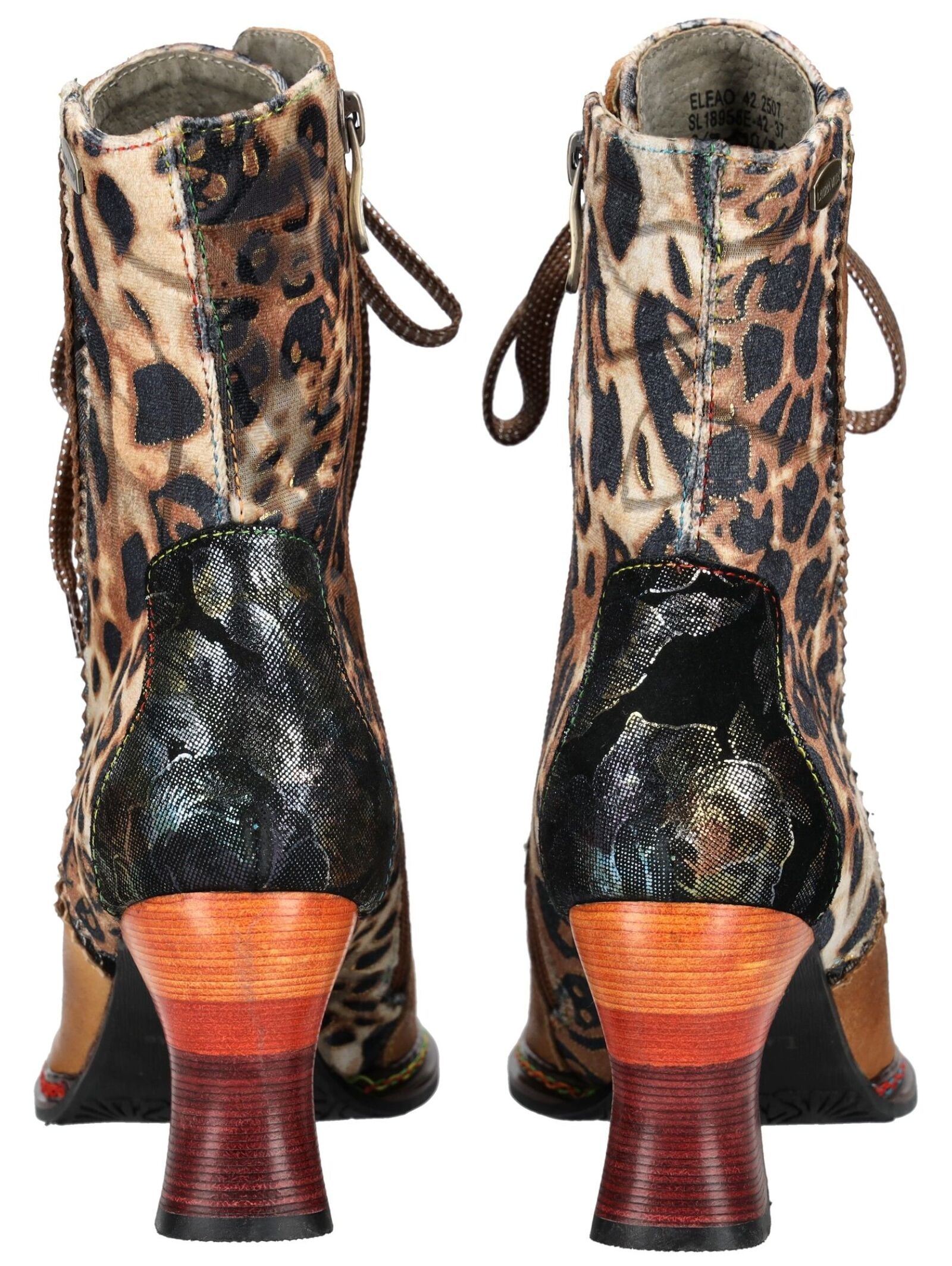 LAURA VITA Schnürstiefelette »LAURA VITA Stiefelette Leder/Textil«
