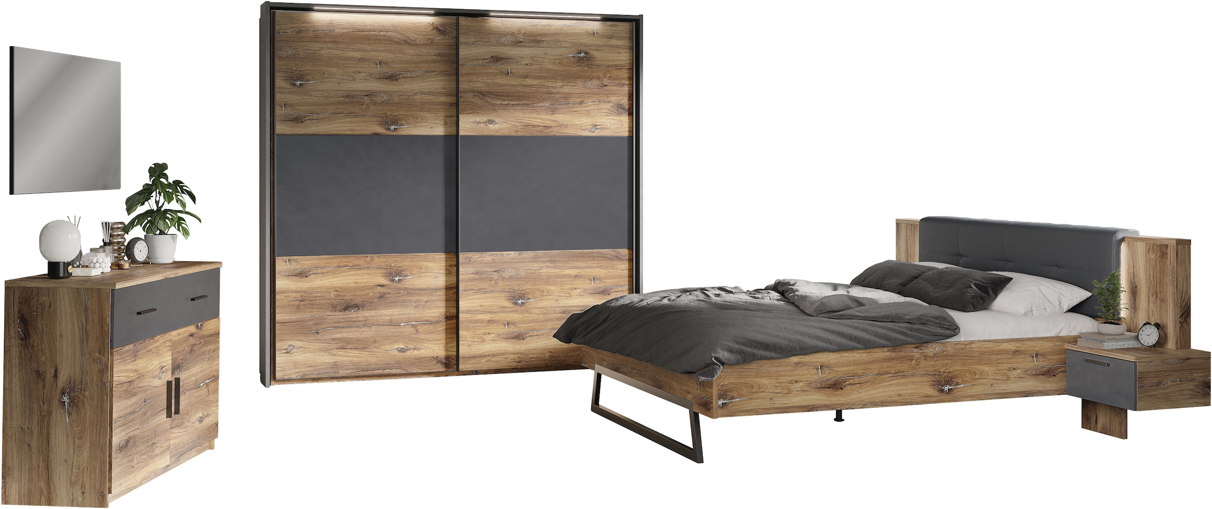 INOSIGN Schlafzimmer-Set »VENUSIA«, (Set, 6 tlg., Set)