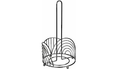 Küchenrollenhalter »Küchenrollenständer in schwarz (H) 35cm«, (1 St.)