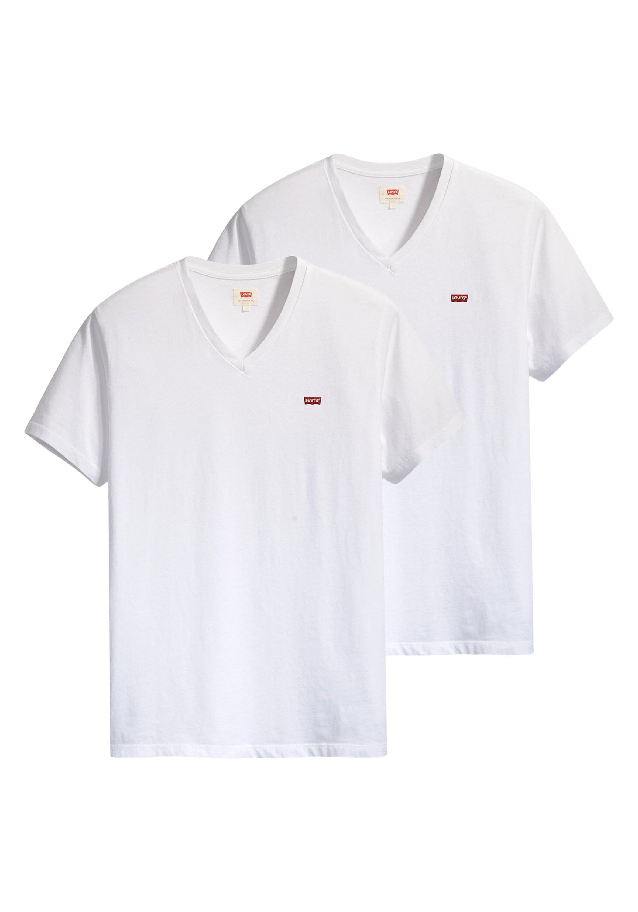 Levi's® T-Shirt »T-Shirt ORIGINAL HM VNECK 2P 2er Pack« 2