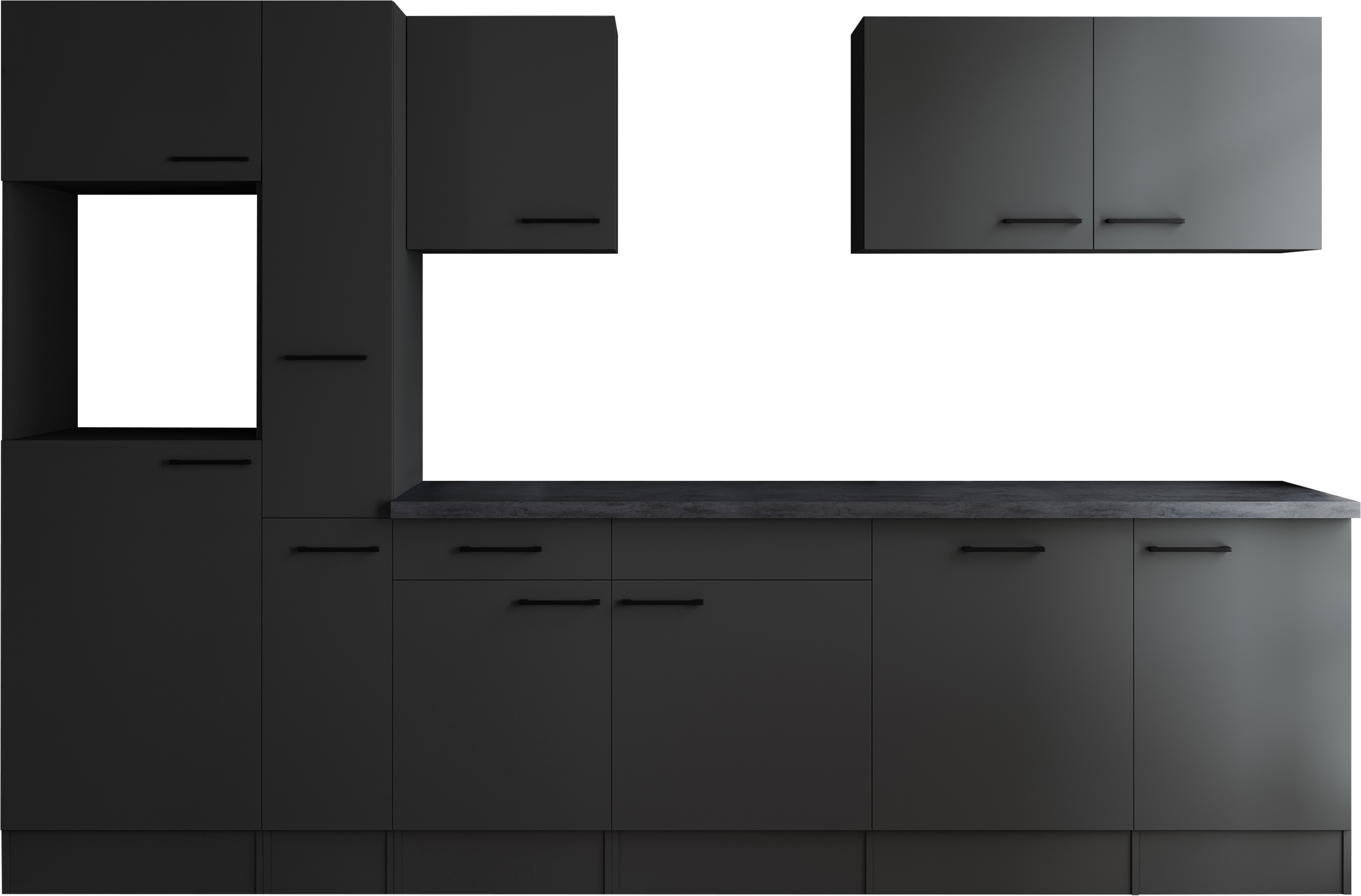 RESPEKTA Küchenzeile "Oliver" Breite 310 cm, 90 cm Arbeitshöhe, in exklusiv günstig online kaufen