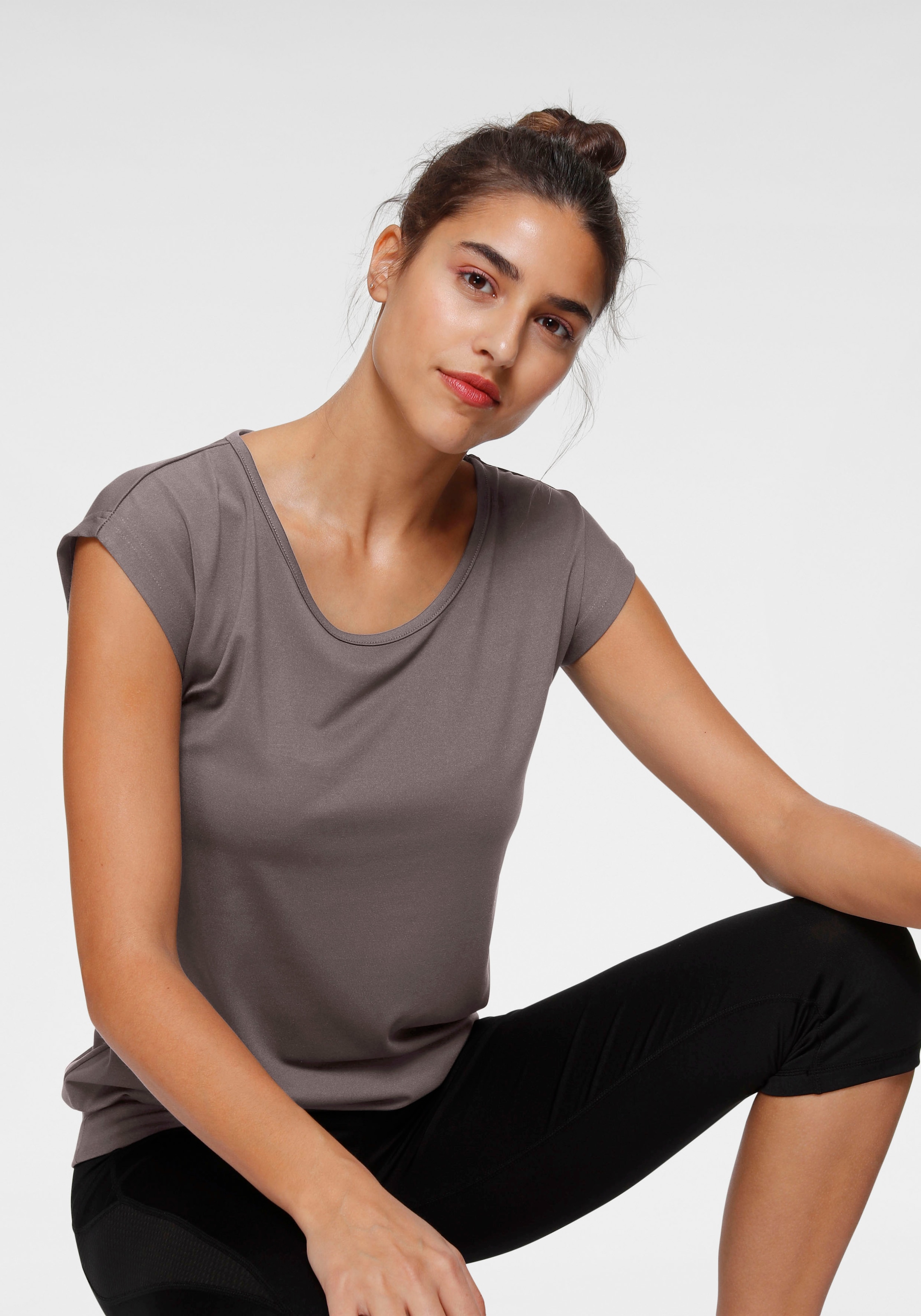 Ocean Sportswear Yogashirt mit kaufen Saum | BAUR Bündchen am online