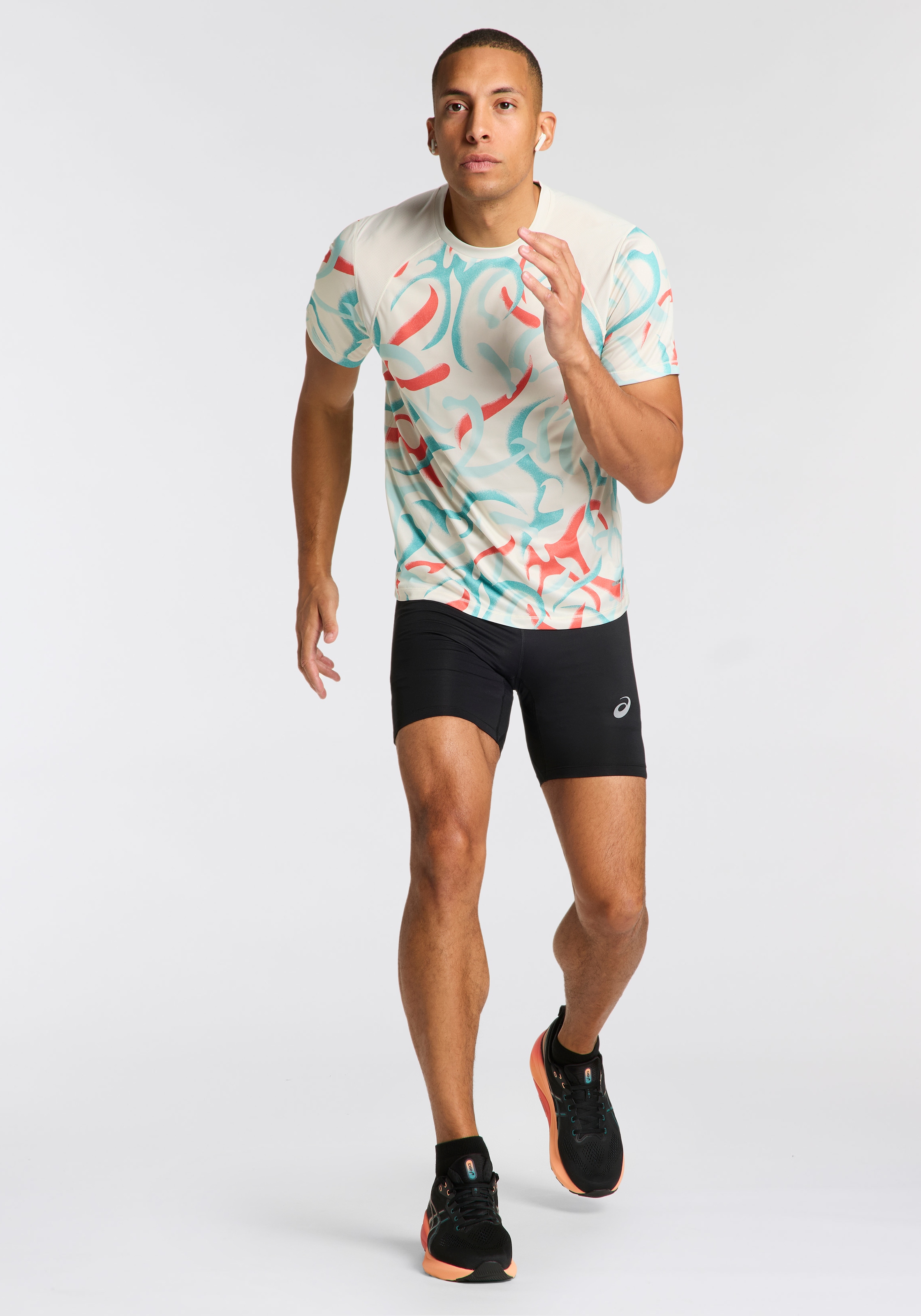 Asics Laufshirt »ROAD ALL OVER PRINT SS TOP«