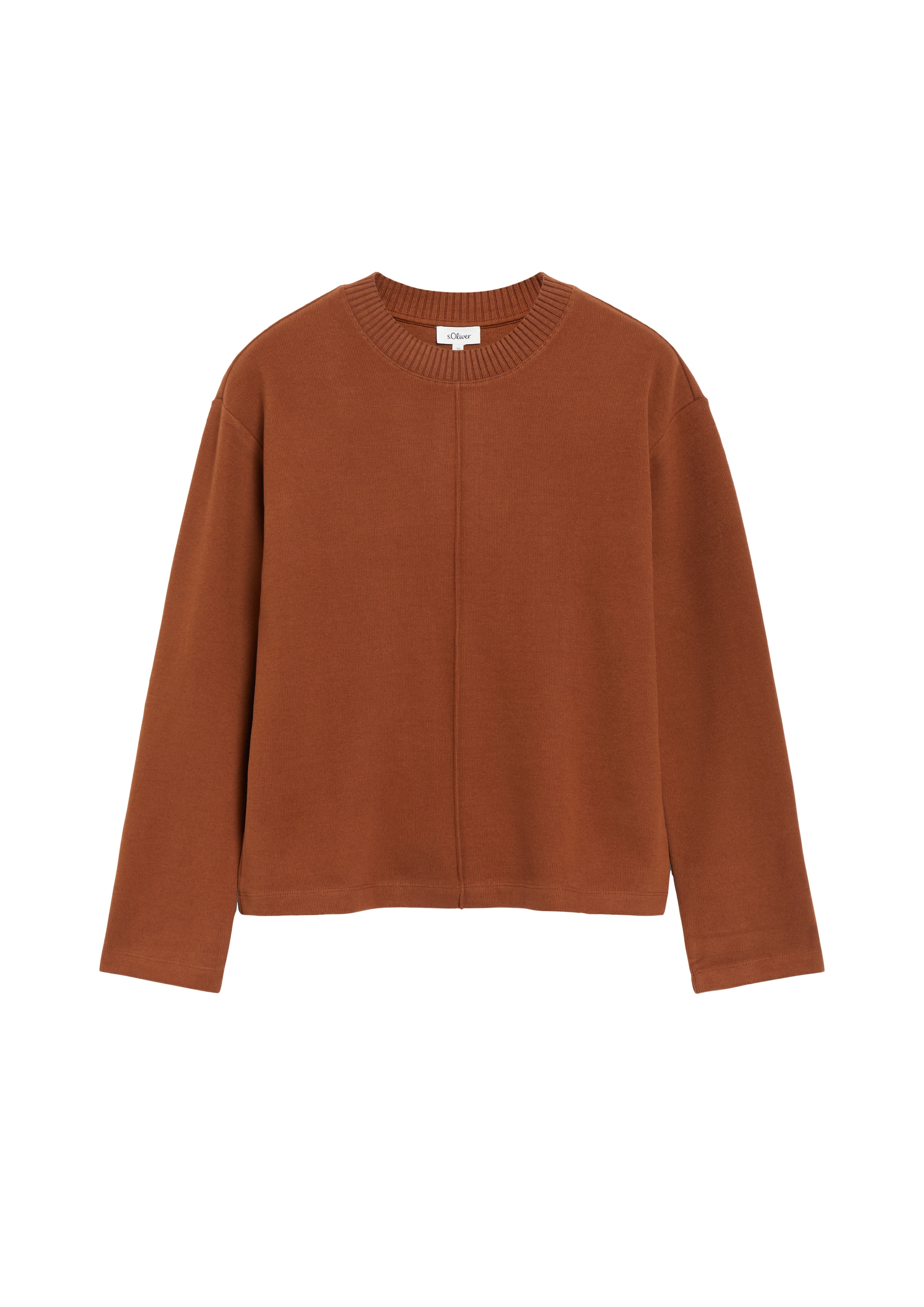 s.Oliver Sweater , Strickpullover mit Naht-Detail
