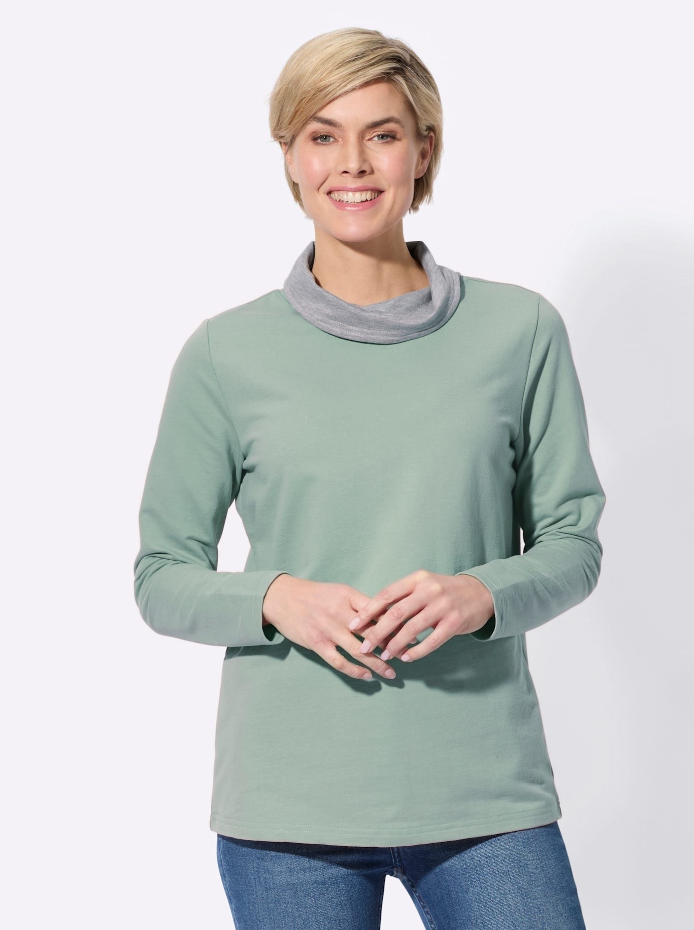 Classic Basics Rollkragenshirt "Rollkragen-Shirt" 1 Stk. tlg. günstig online kaufen