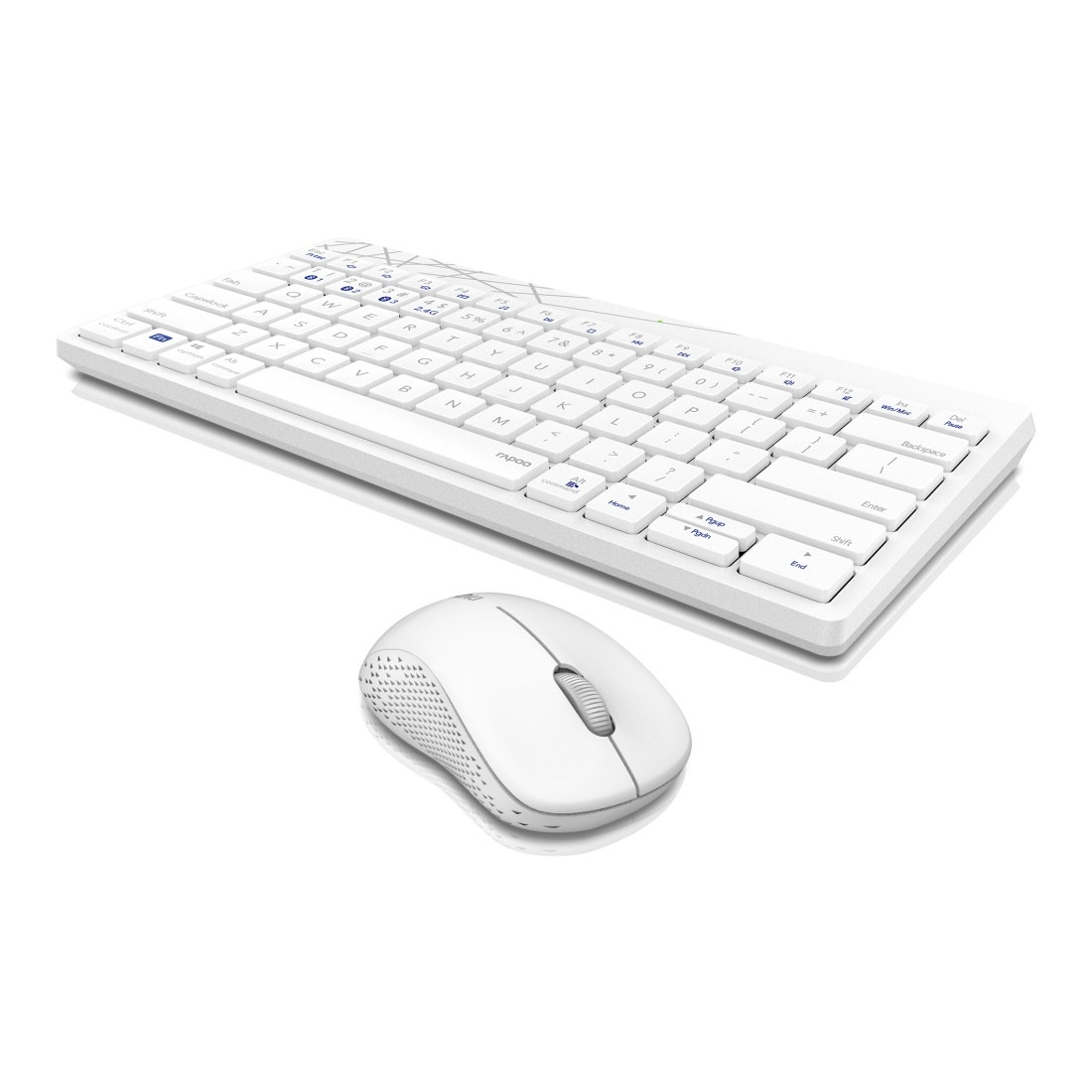 Rapoo Tastatur- und Maus-Set »8000M kabelloses Tastatur-Maus-Set, Bluetooth, 2.4 GHz, 1300 DPI«