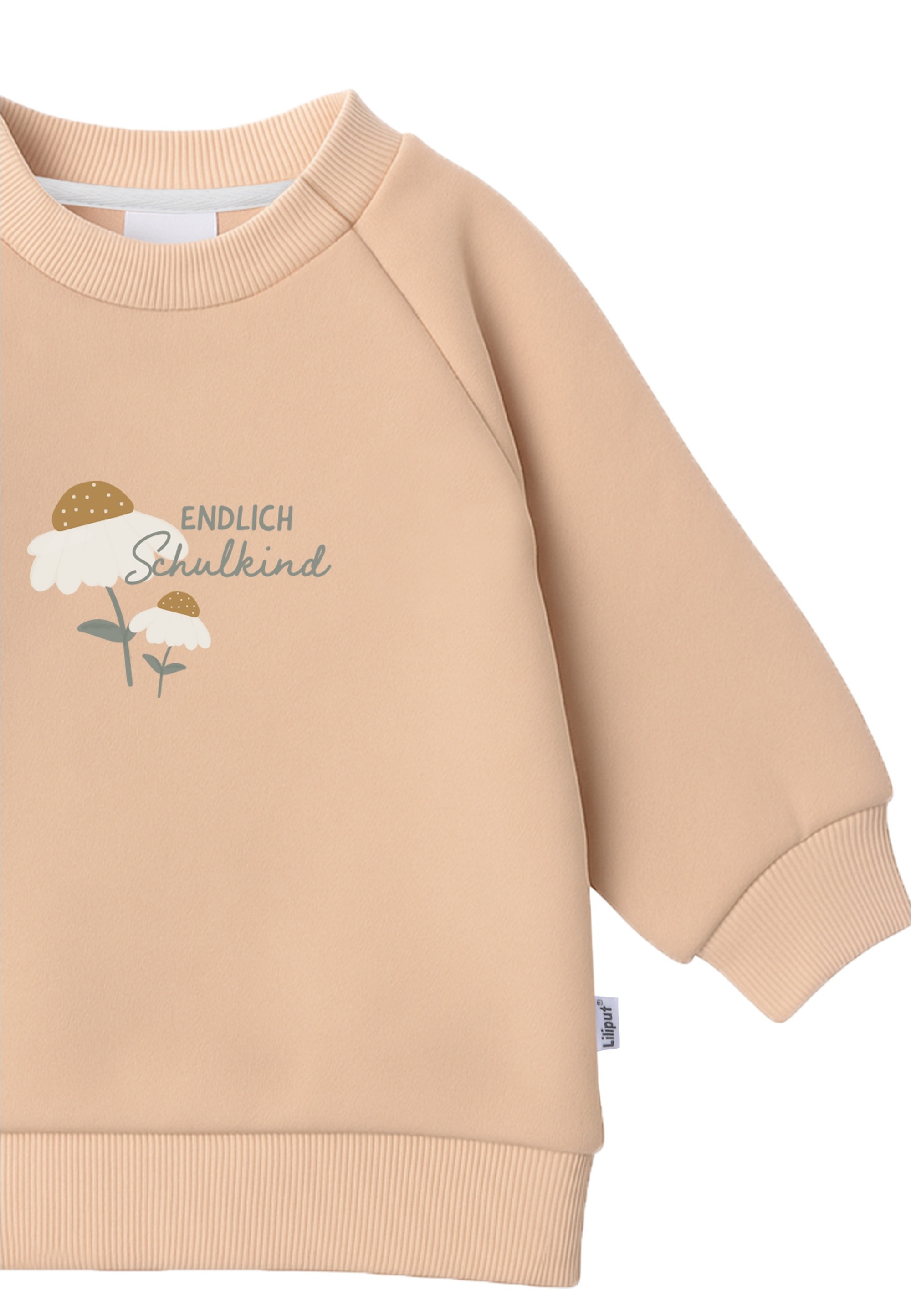 Liliput Sweatshirt »Endlich Schulkind«, mit blumigem Print
