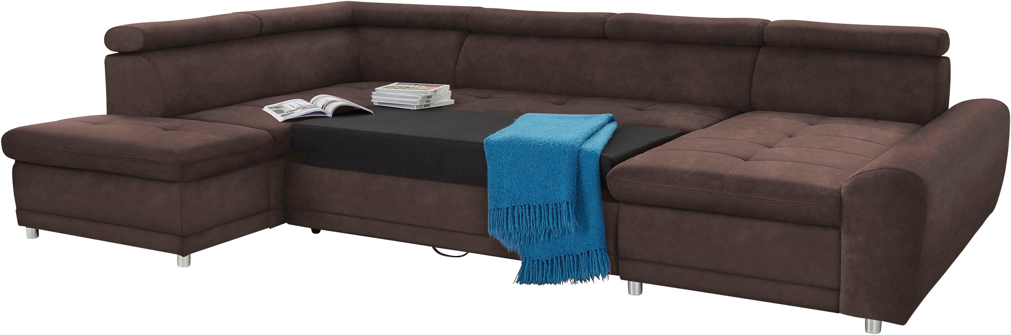 Thumbnail - sit&more Wohnlandschaft "Riva U-Form" wahlweise mit Bettfunktion