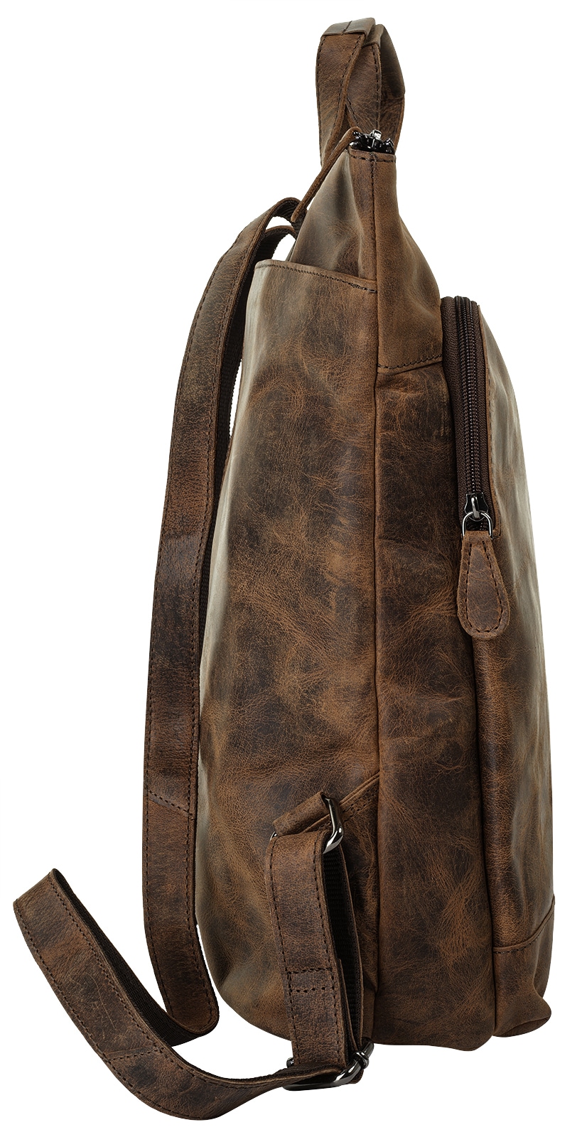 Bagan Cityrucksack, echt Leder