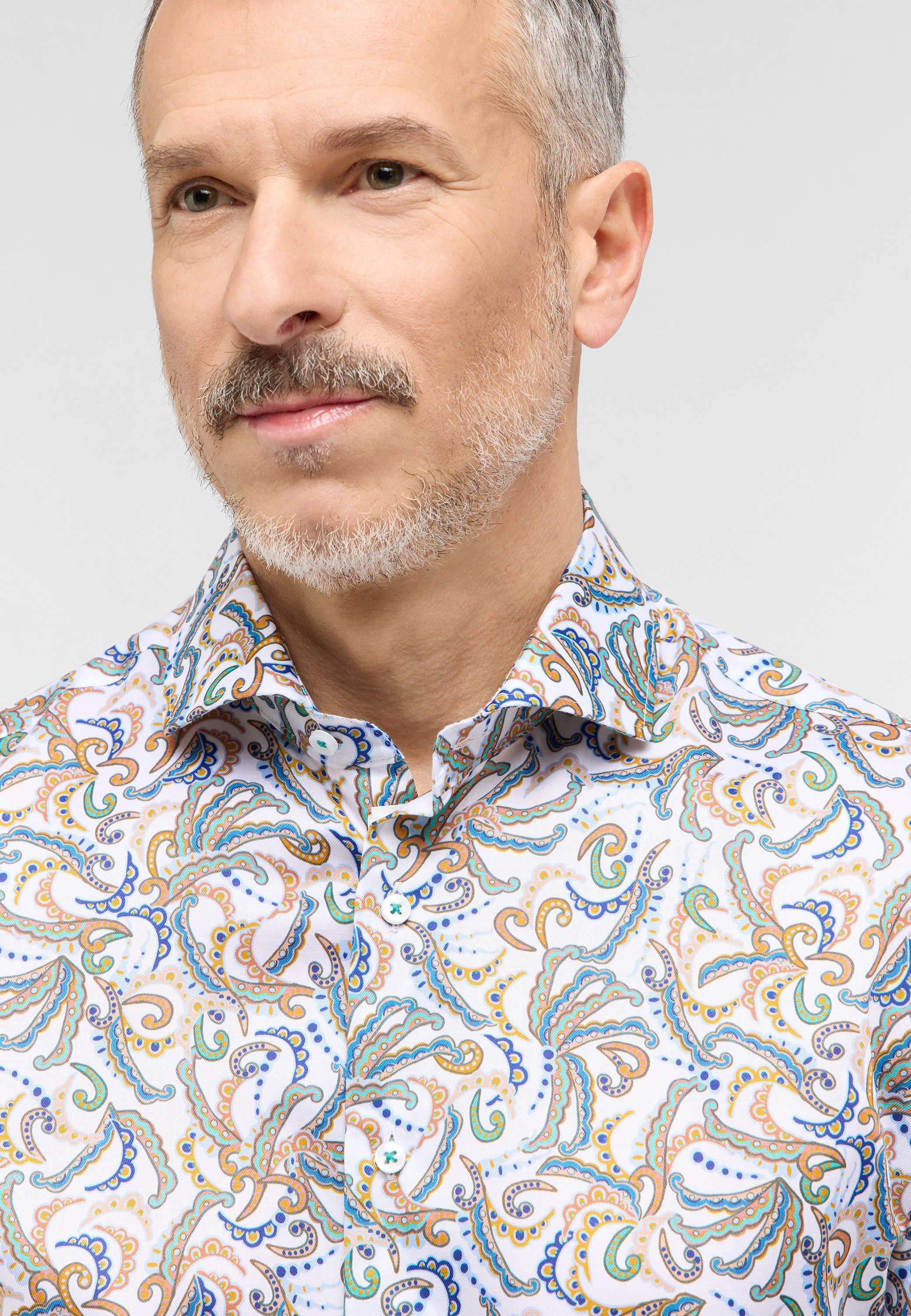 Eterna Langarmhemd »SLIM FIT«, EASY IRON (bügelleicht)