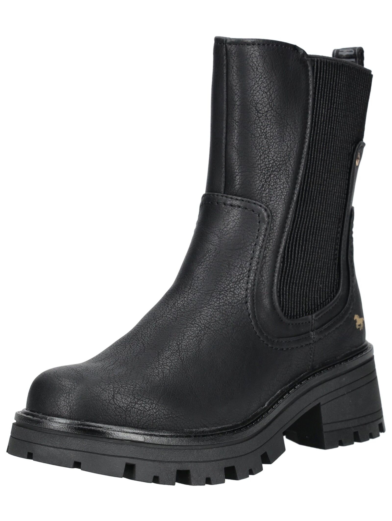 Mustang Shoes Stiefelette "Mustang Shoes Stiefelette Lederimitat/Textil" günstig online kaufen