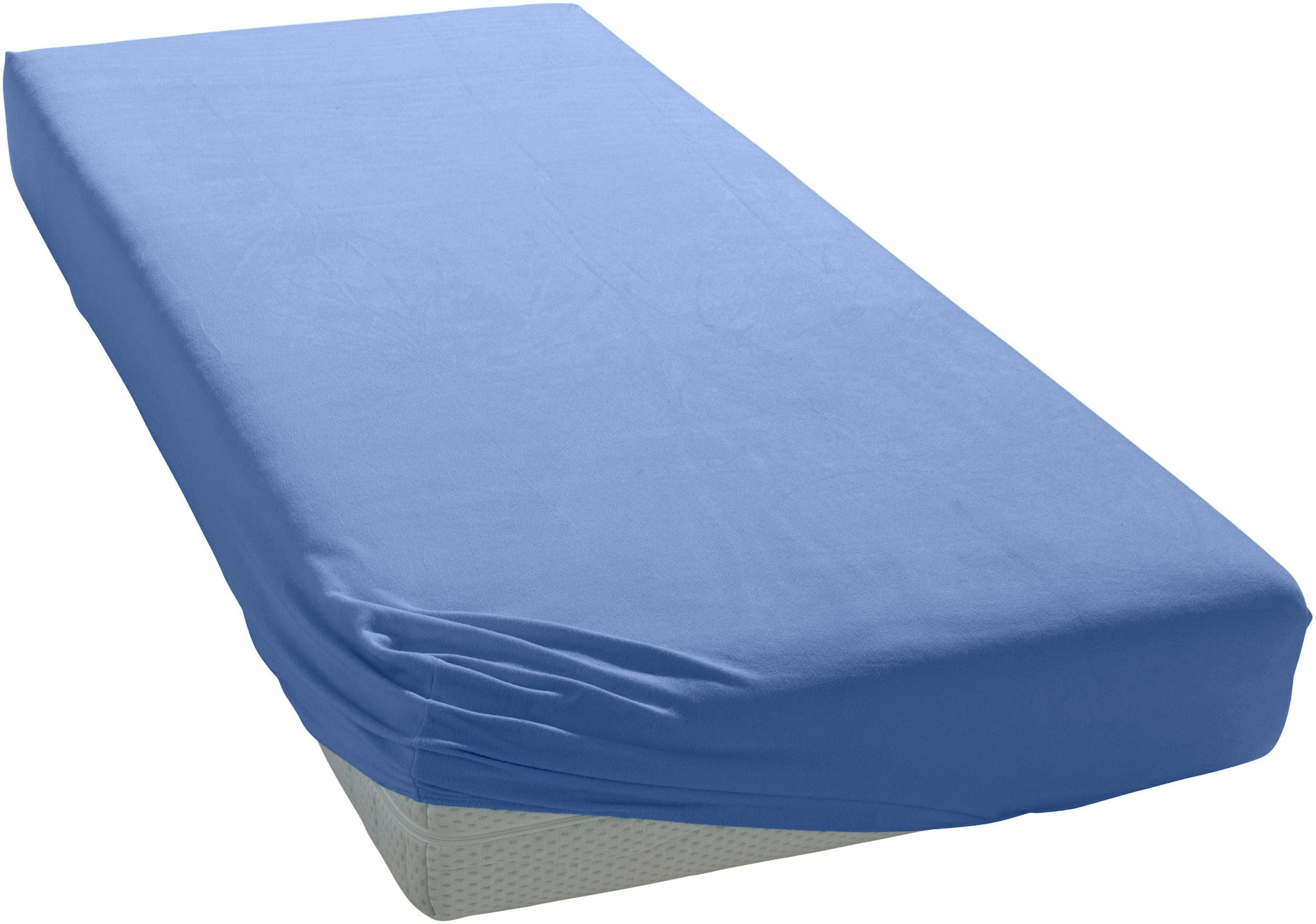 bellana Spannbettlaken "bellana exclusiv Topper aus 100% Mako-Baumwolle, 150 g/m²" feinste Mako-Baumwolle, für Topper bis 10cm Höhe, bügelfrei