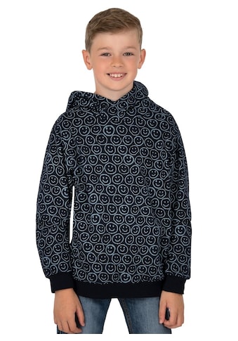 Kapuzensweatshirt »TRIGEMA Kapuzenpullover mit Allover-Print«