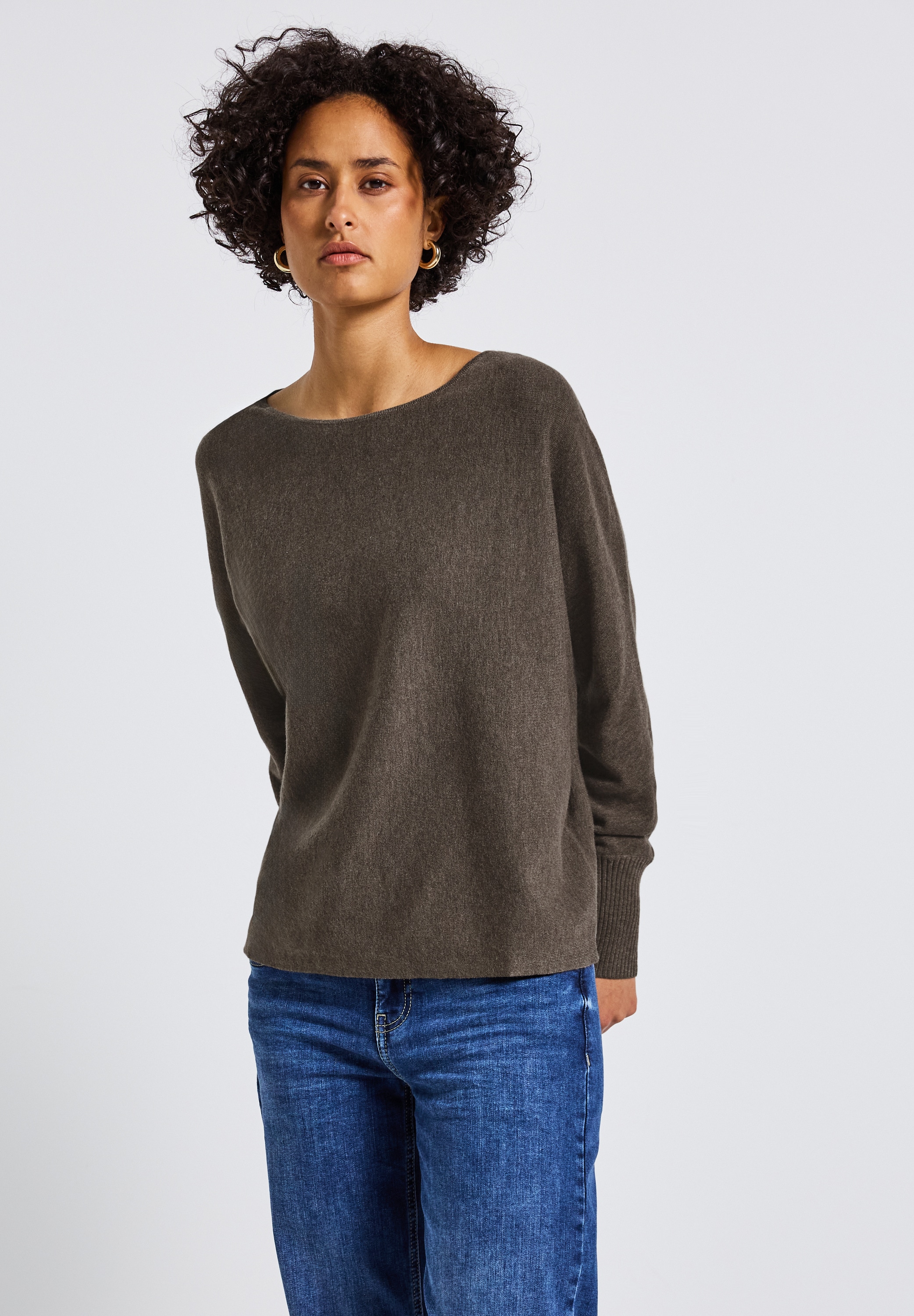 STREET ONE Strickpullover, mit U-Boot-Ausschnitt günstig online kaufen