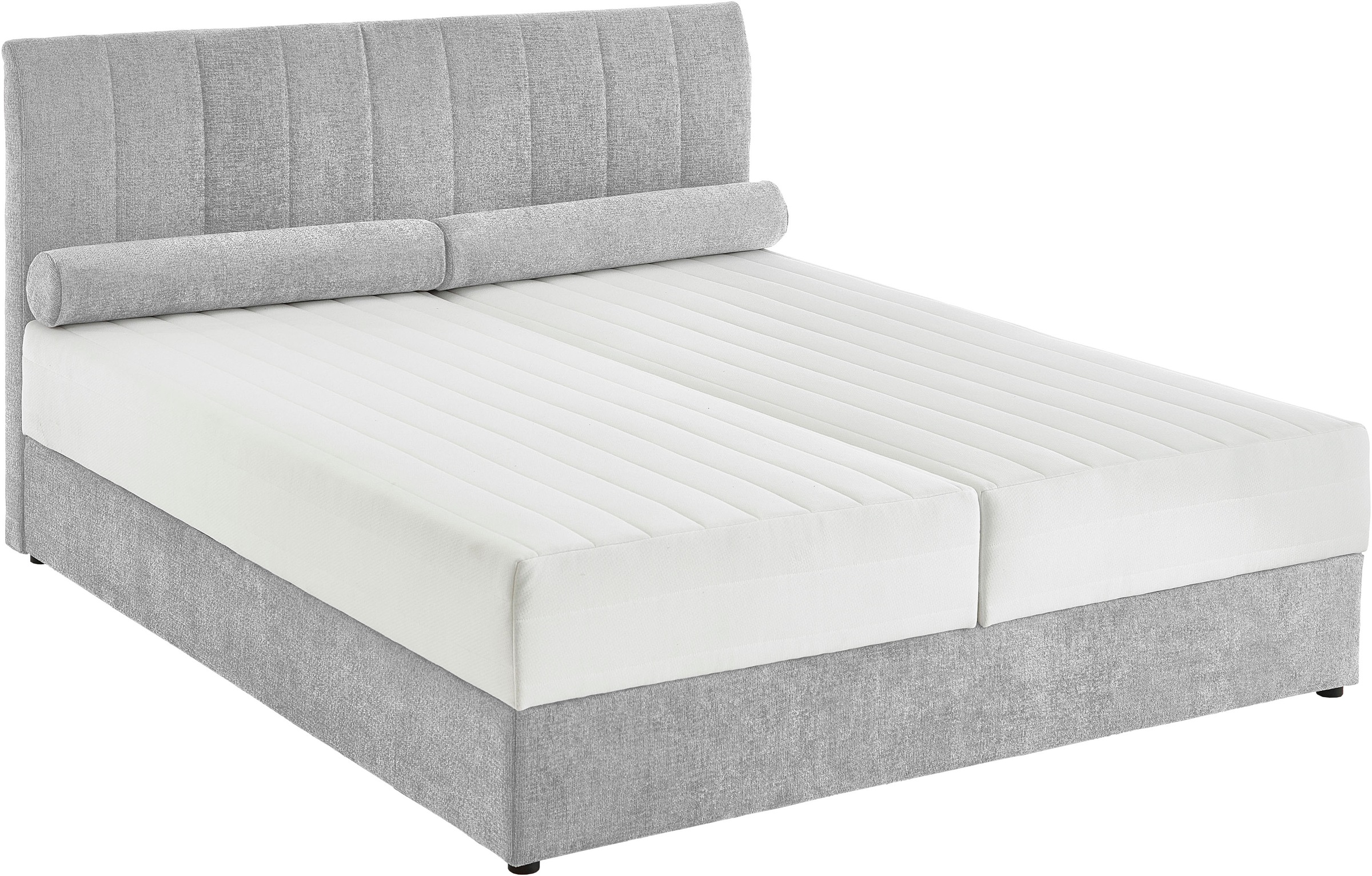 ATLANTIC home collection Boxbett »ALISIA«, mit Taschenfederkern, Bettkasten und Kissenrolle im Originalbezug