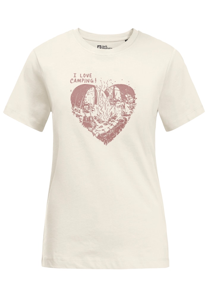 Jack Wolfskin T-Shirt »CAMPING LOVE T W« bestellen | BAUR