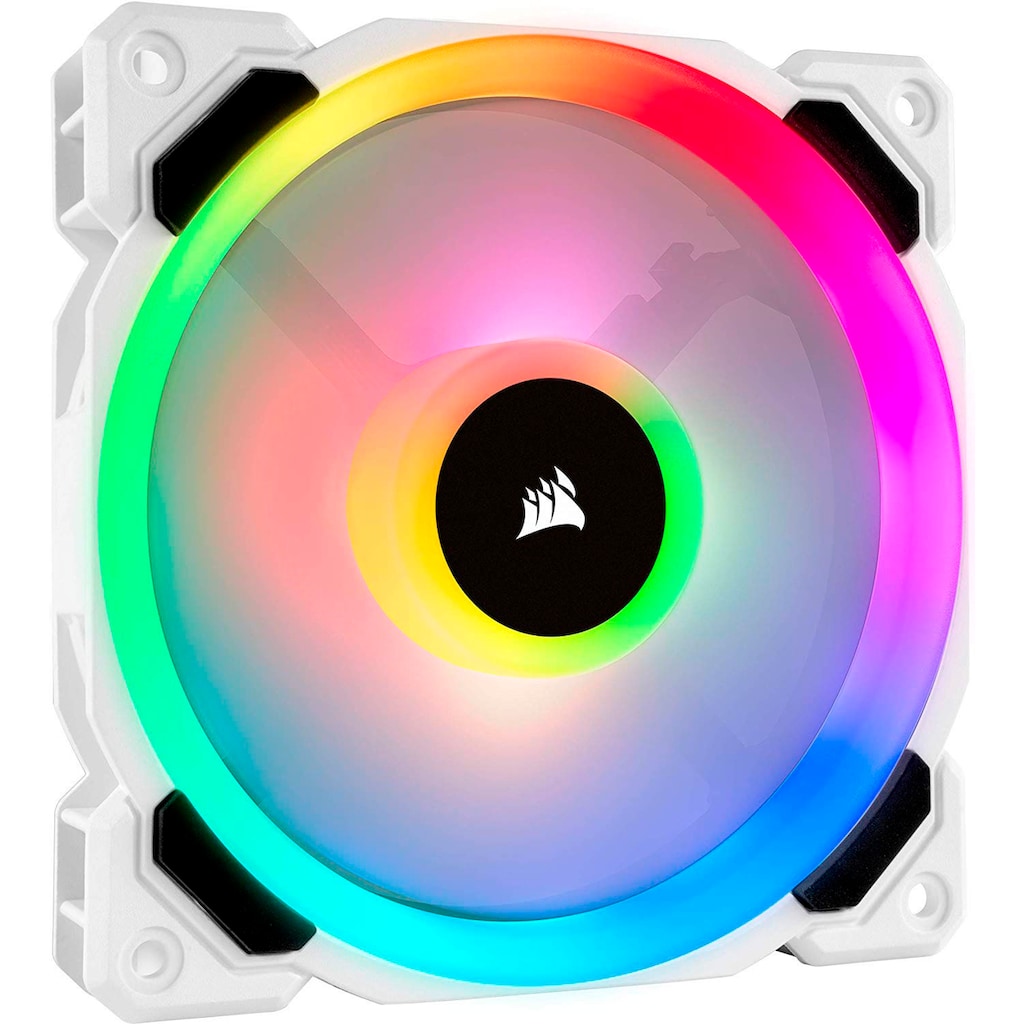 Corsair Computer-Kühler »LL120 RGB LED PMW Fan White Single Pack«, (1 St.)