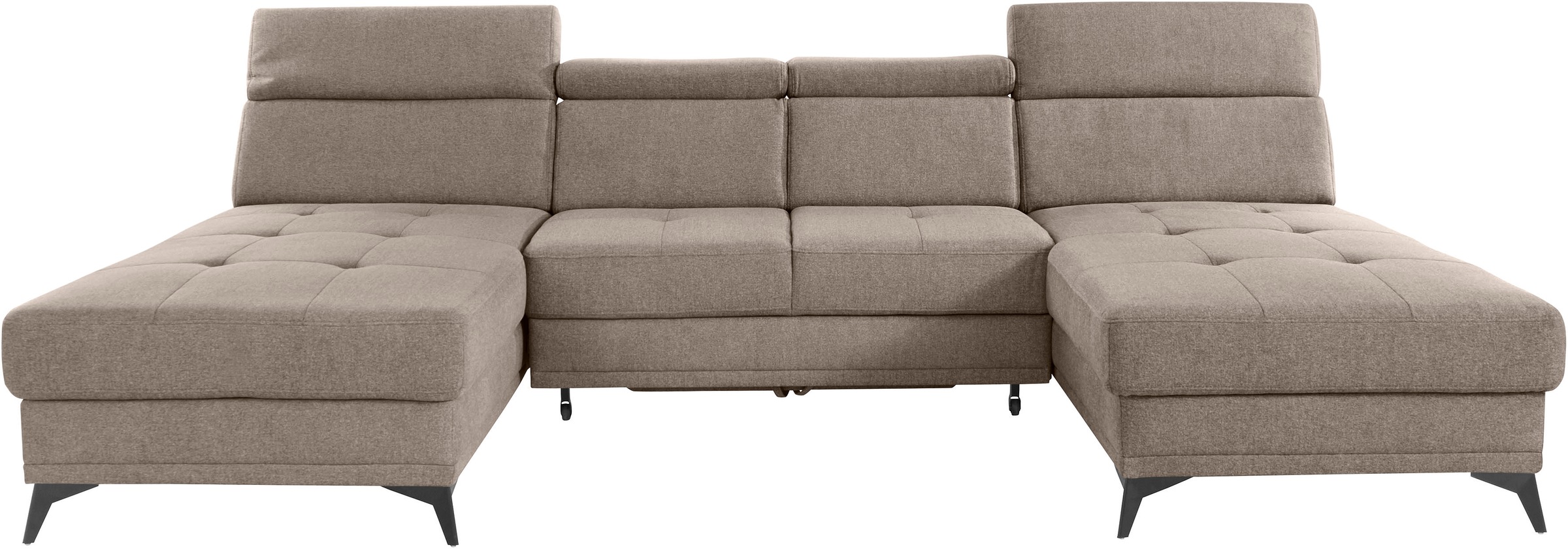 Home affaire "Cardiz U-Form" inkl.Kopfteilverstellung und Federkern wahlwei günstig online kaufen