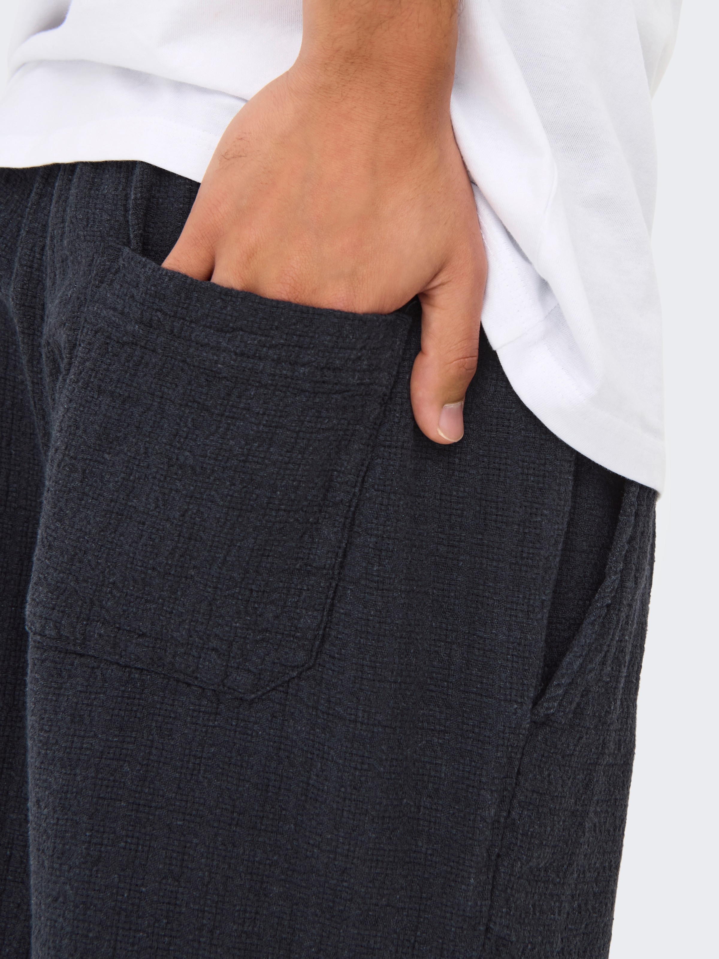 ONLY & SONS Shorts »ONSTEL LINEN LATHAM 0257 SHORTS«
