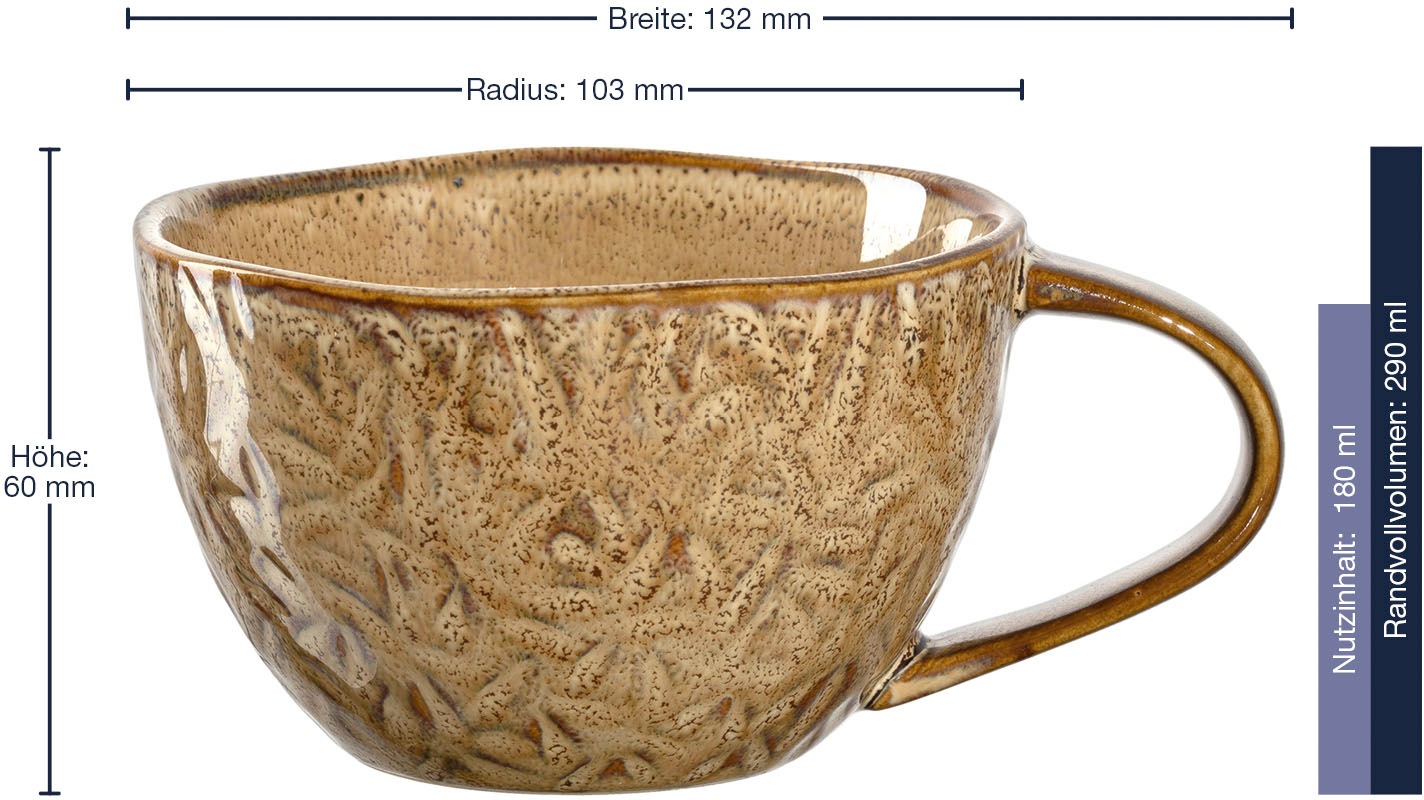 LEONARDO Tasse »MATERA« 290 ml, 4-teilig