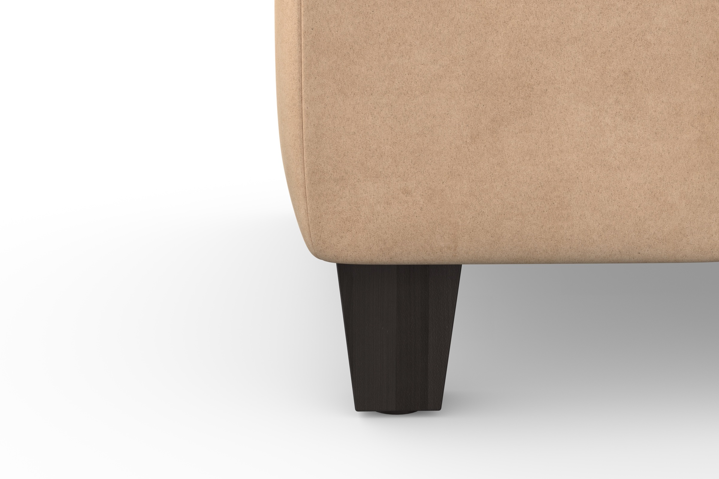 sit&more Ecksofa »Westham L-Form« Recamiere, mit oder ohne Bettfunktion, Bettkasten, Füße wengefarben