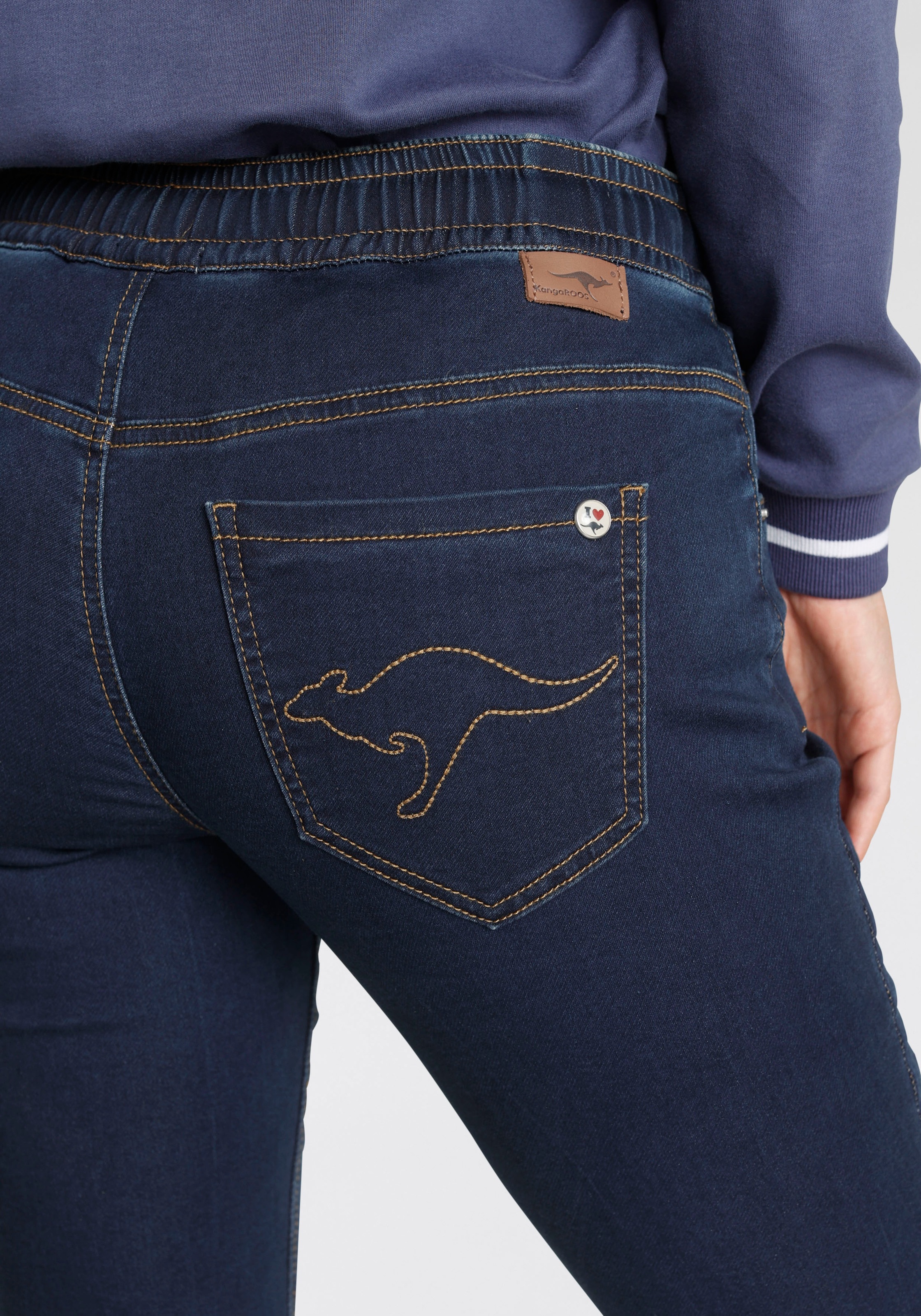 Kangaroos Jogg Jeans Treggings Schwarz 38 3