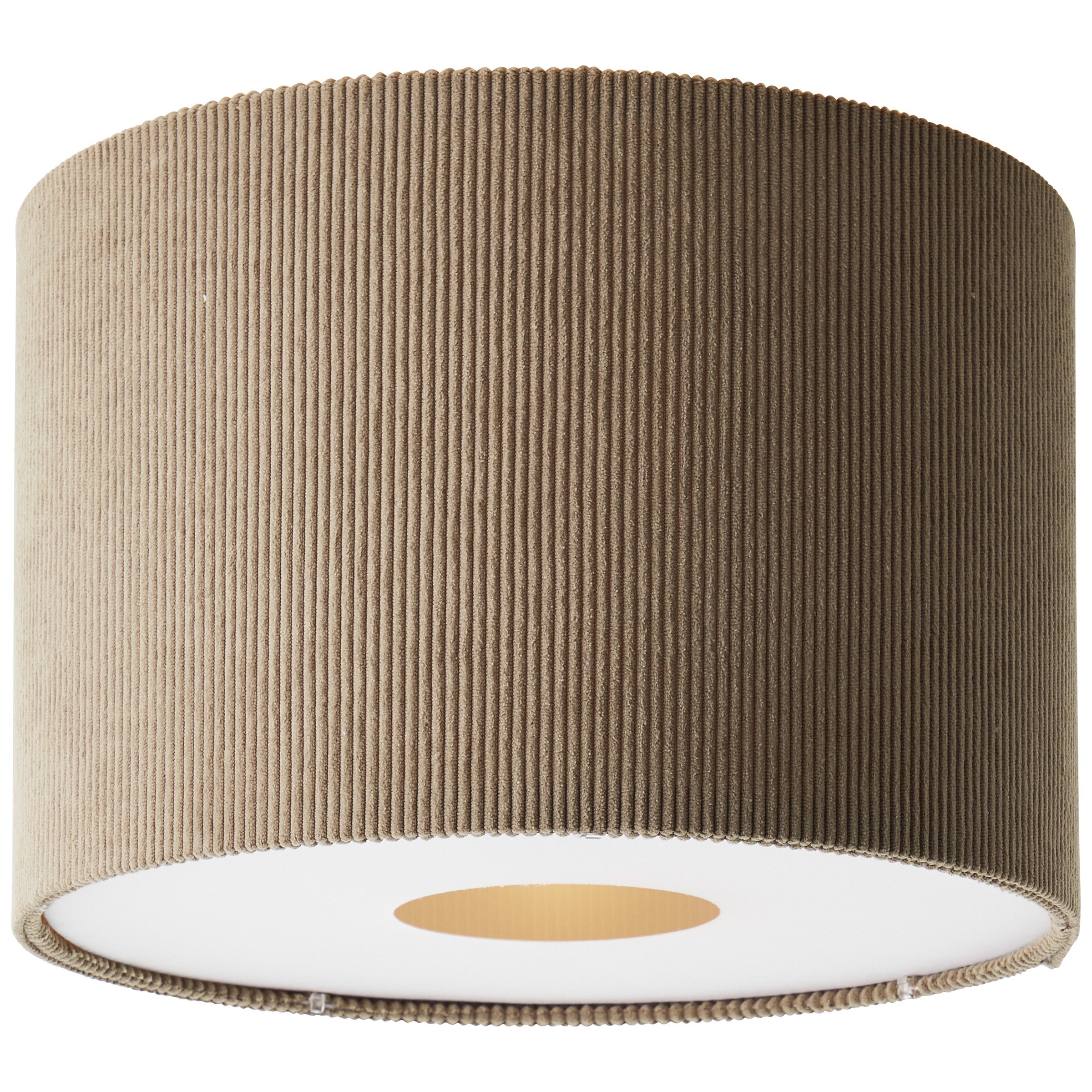 Brilliant Deckenleuchte »Tony«, 1 flammig, Leuchtmittel E27 | ohne Leuchtmittel, mit Cord-Lampenschirm, 24 x 35 cm, E27, Textil, grau