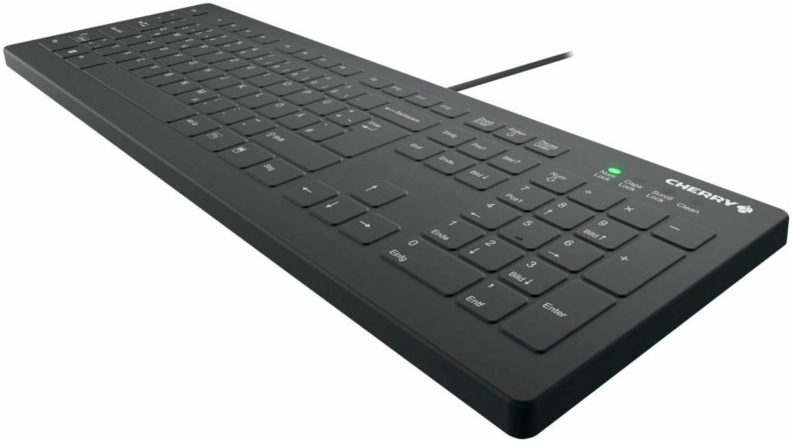 Cherry Tastatur »AK-C8112«, (Fn-Tasten-Ziffernblock-Windows-Sperrtaste)
