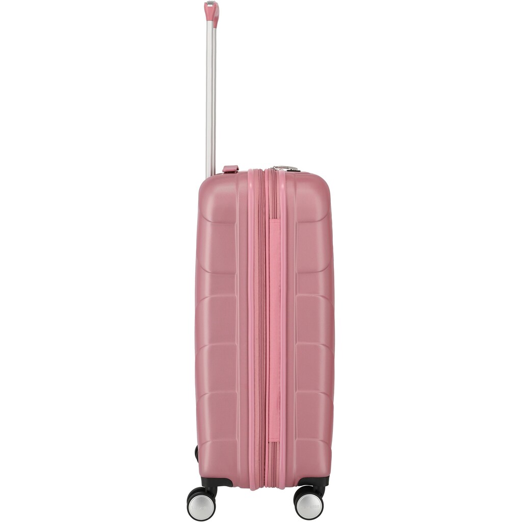 travelite Trolleyset »Kalisto, rose«, (3 tlg.), mit Volumenerweiterung;