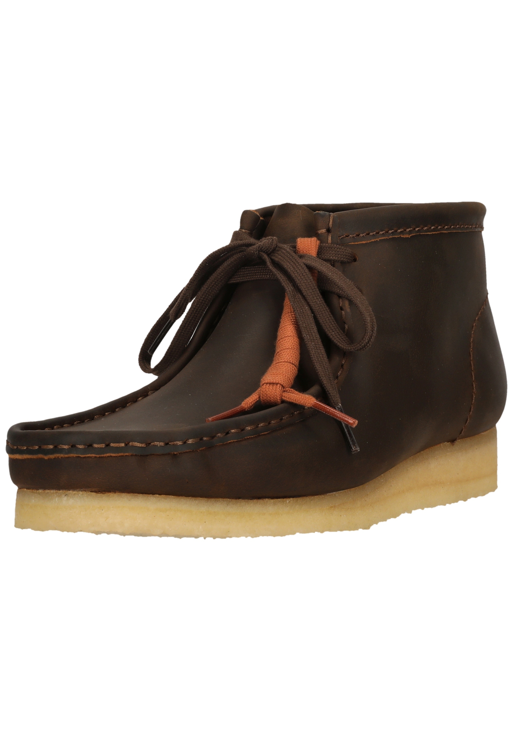 Clarks Schnürschuh "Wallabee Boot" mit weichem Obermaterial
