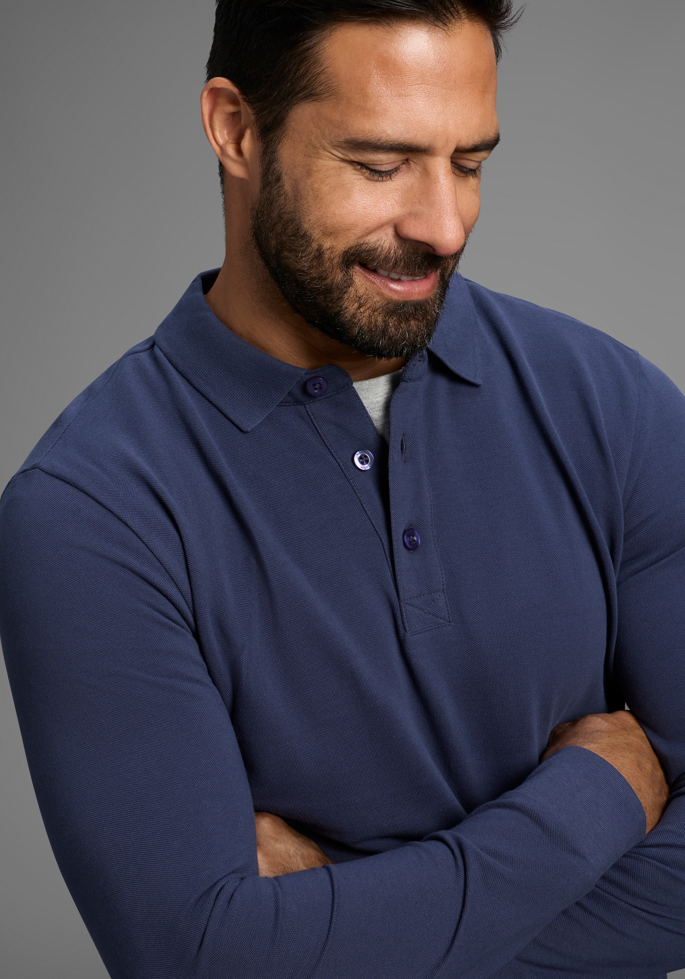 Man's World Poloshirt, in Pique´ Qualität