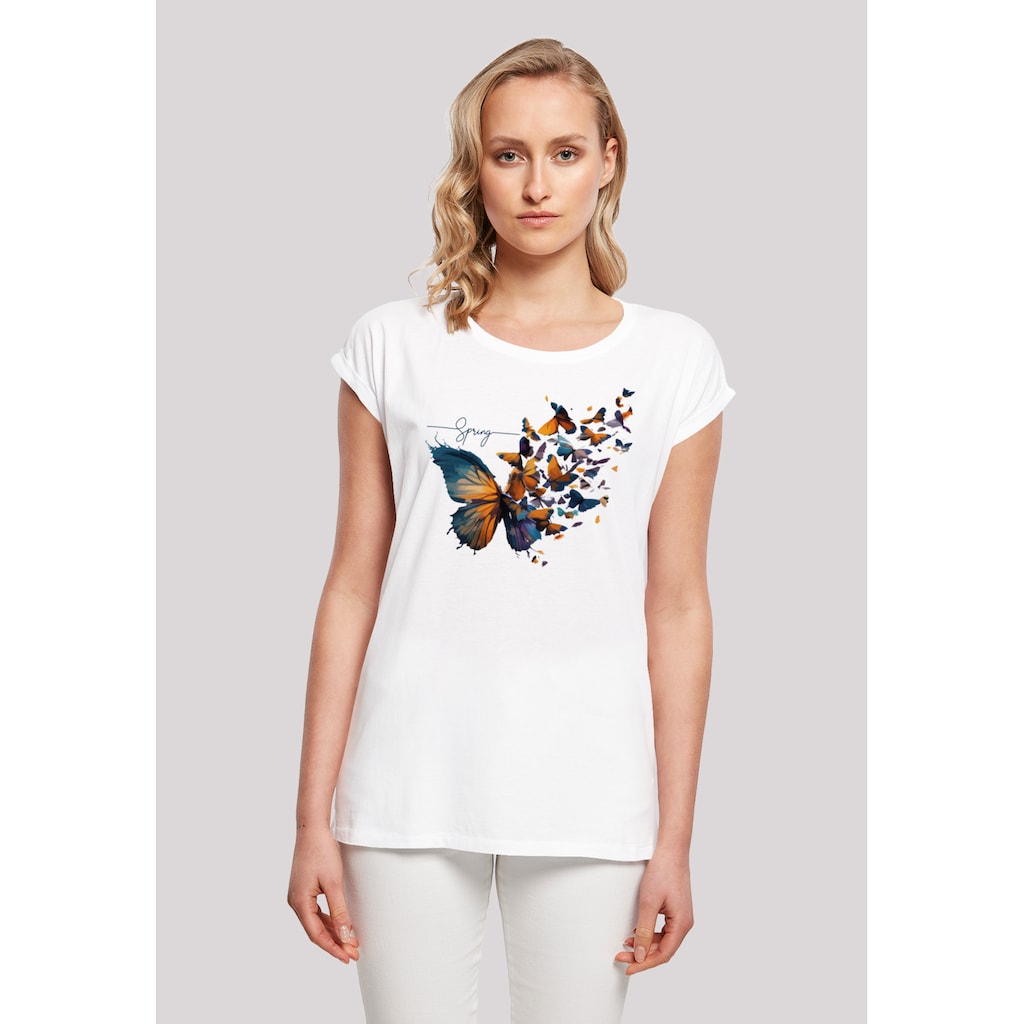 F4NT4STIC T-Shirt »Schmetterling Frühling«