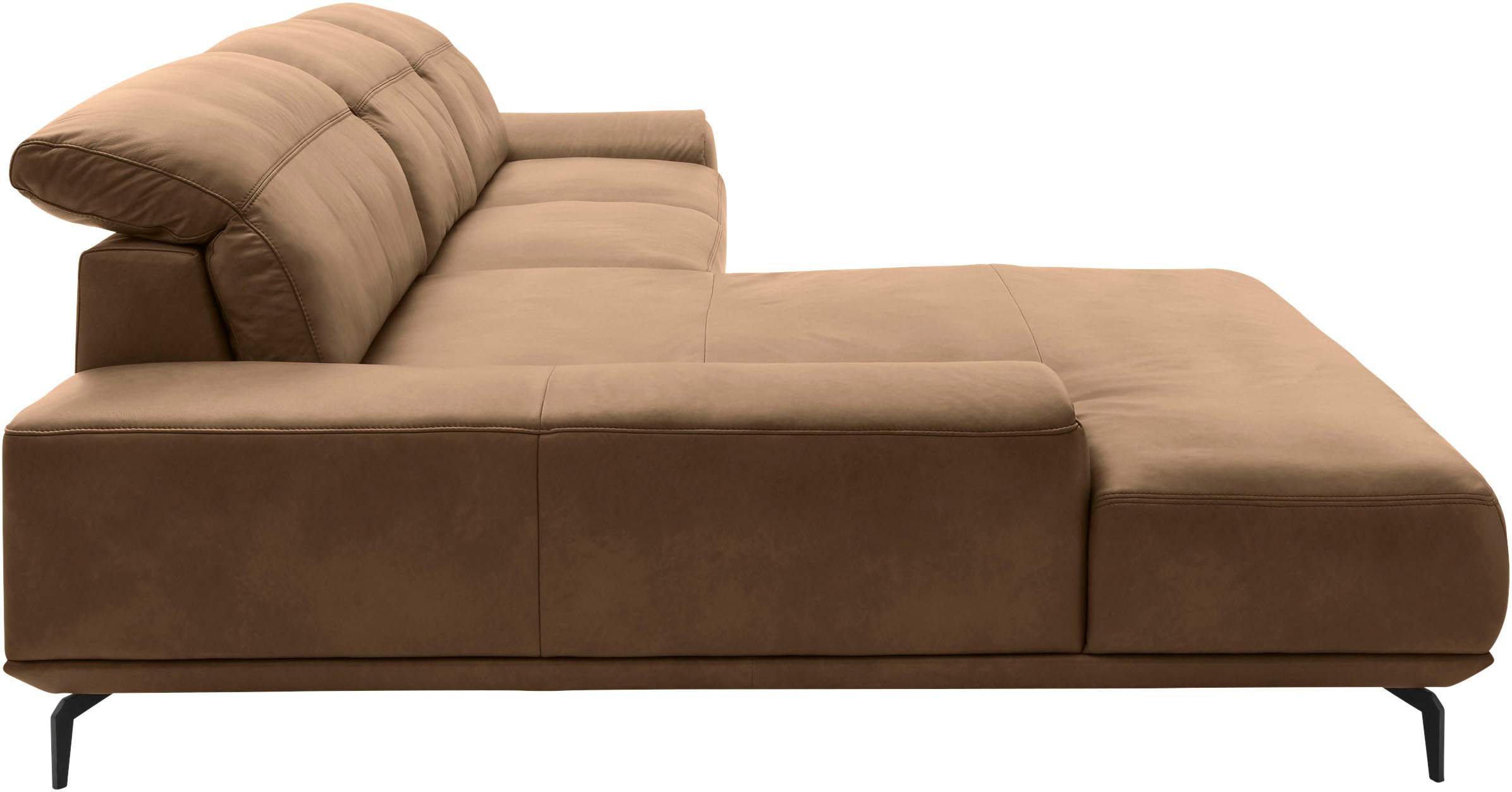 Musterring Wohnlandschaft »MR 2490« Fuß Schwarz, Sitzhöhe 46cm, wahlweise mit Funktionen, Maße 342x207 cm