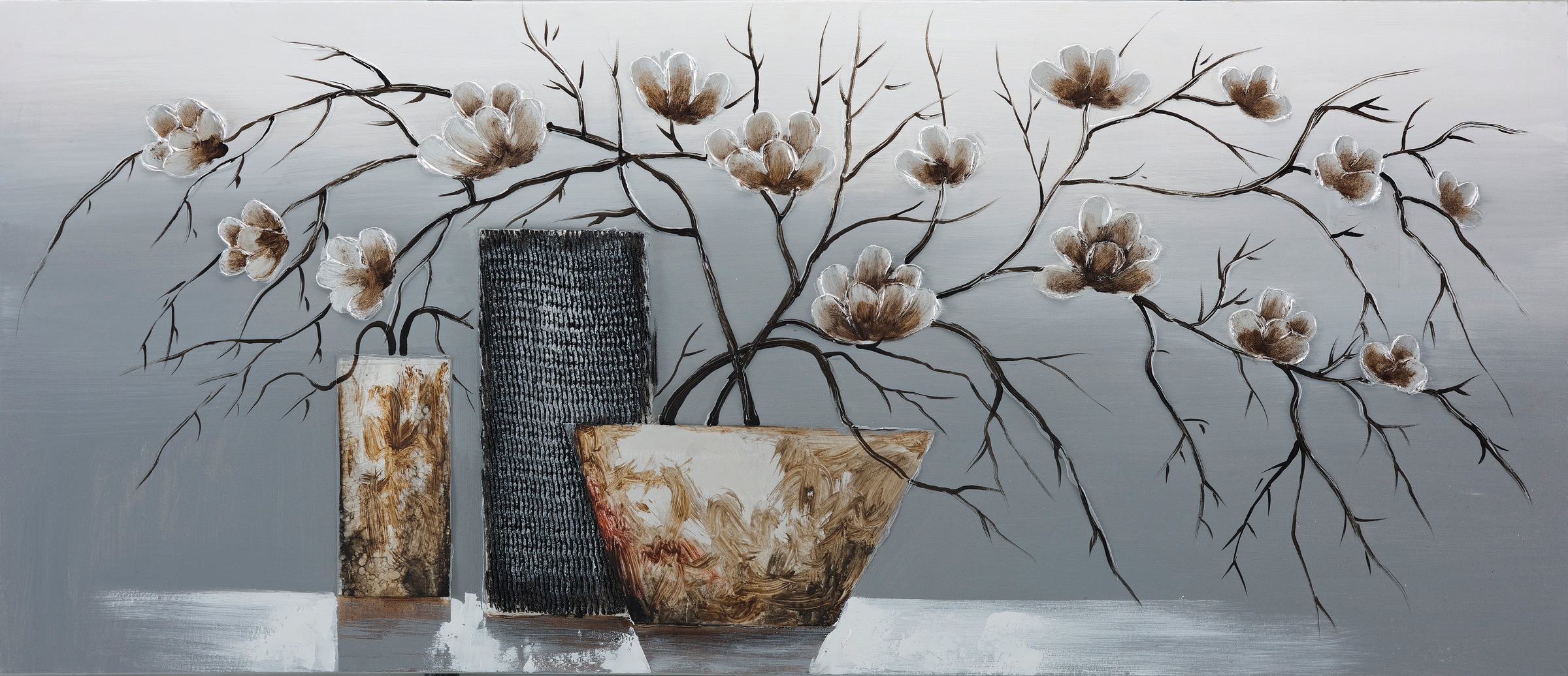 Bönninghoff Ölgemälde "Blumen" Blumen 1 Stk. tlg. jedes Bild ein Unikat, Bx günstig online kaufen