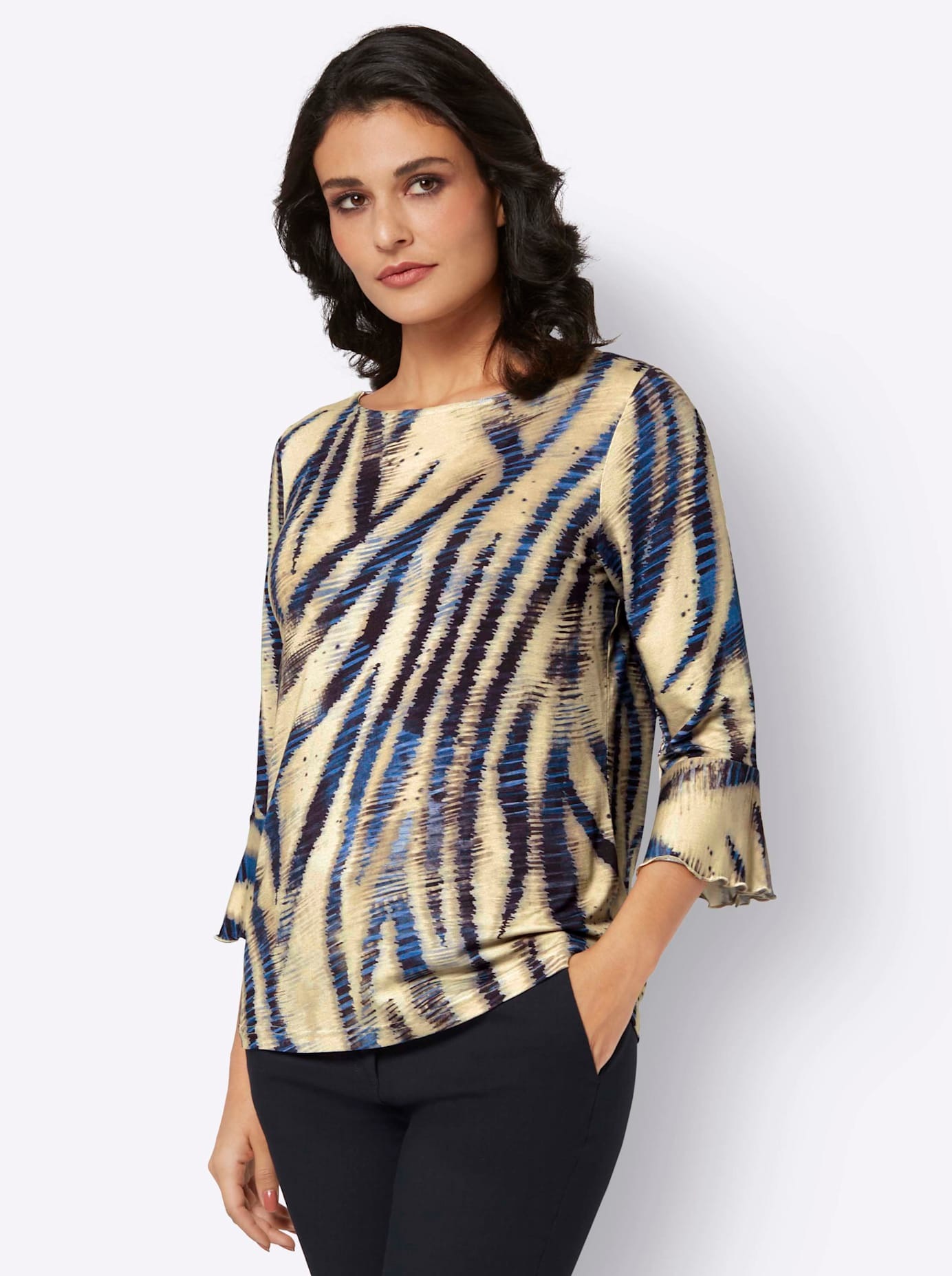 creation L 3/4-Arm-Shirt "Shirt" 1 Stk. tlg. günstig online kaufen