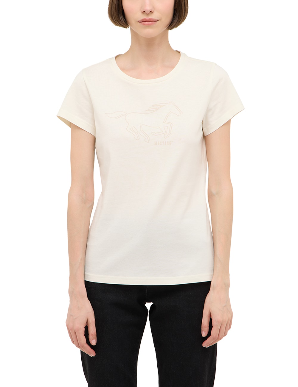 MUSTANG Kurzarmshirt "Damen Style Loa"