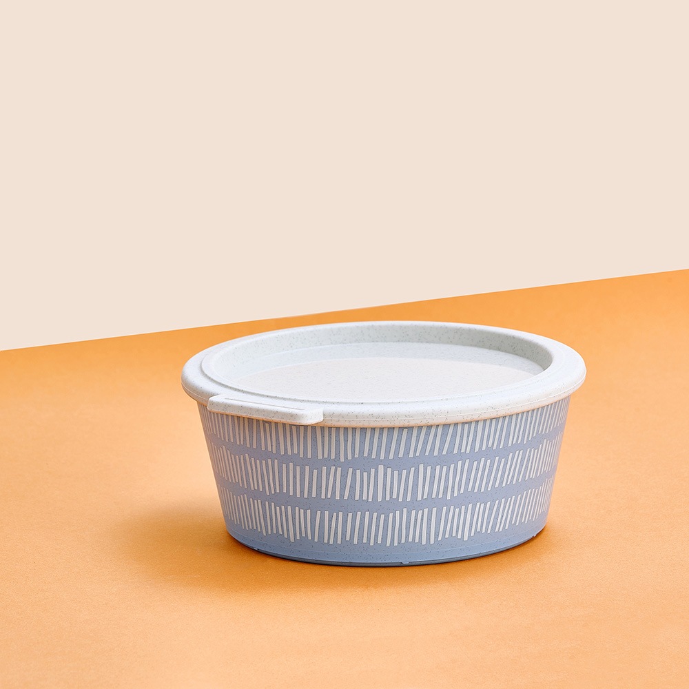 KOZIOL Aufbewahrungsschüssel »BLOMSTER BOX 1,3l LINE Schale 1,3l mit Deckel« 1 tlg.