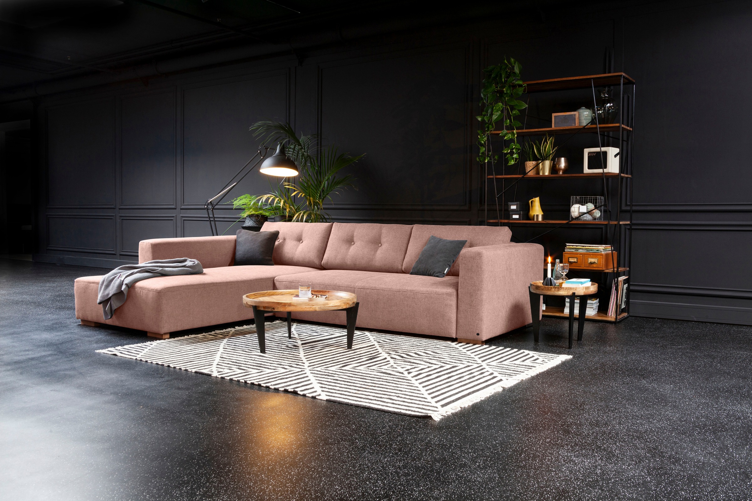 TOM TAILOR HOME Ecksofa »HEAVEN CHIC M«, aus der COLORS COLLECTION, wahlweise mit Bettfunktion & Bettkasten