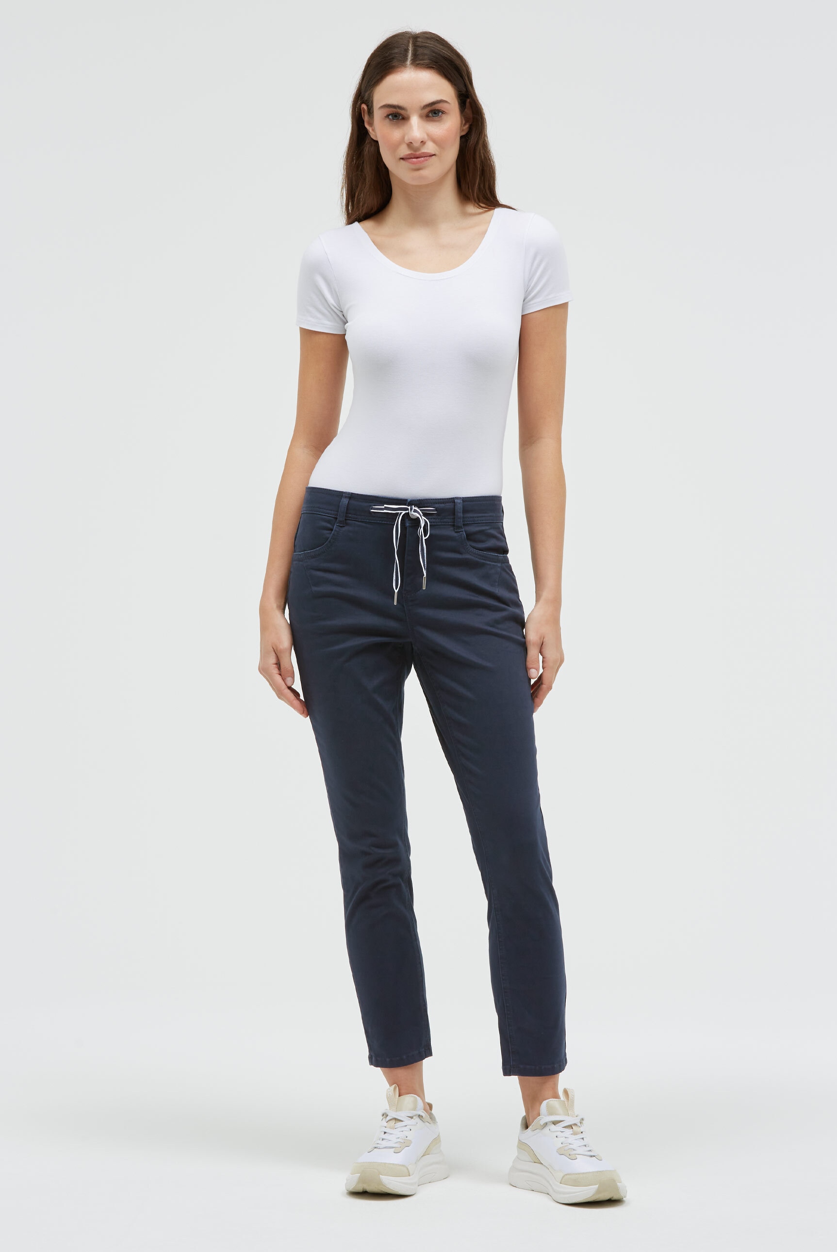 SOCCX Comfort-fit-Jeans mit verkürztem Bein