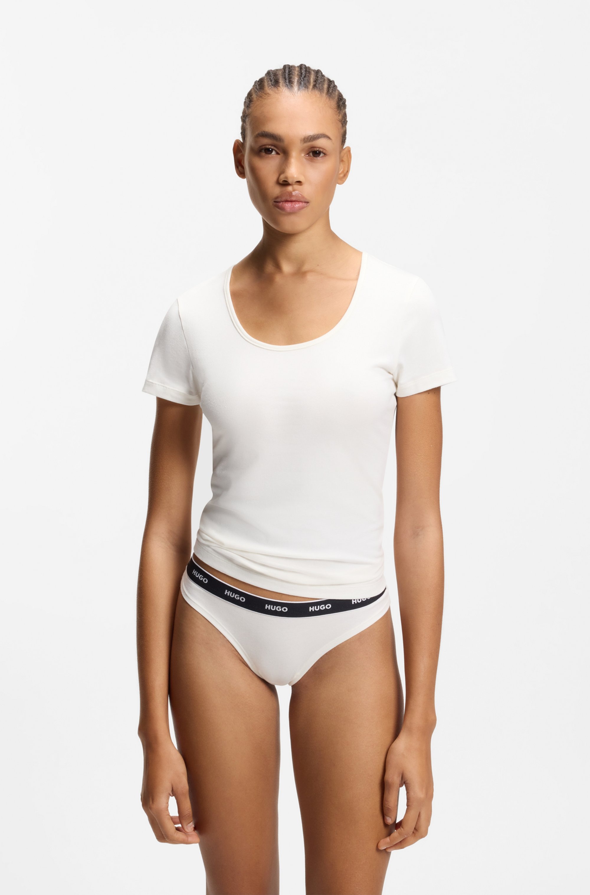 Thumbnail - HUGO Underwear T-Shirt 2 Stk. regular fit, Rundhals