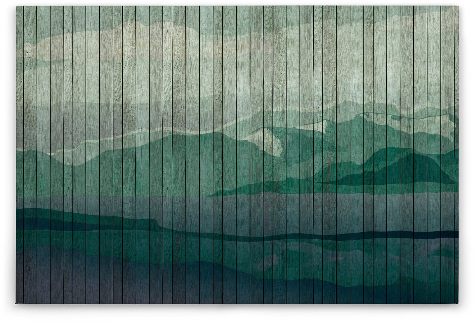A.S. Création Leinwandbild »mountains 3«, Kunst-Landschaft-Kinder, (1 St.), Keilrahmen Landschaft Berge Gebirge Leinwand-Bild Wohnzimmer modern