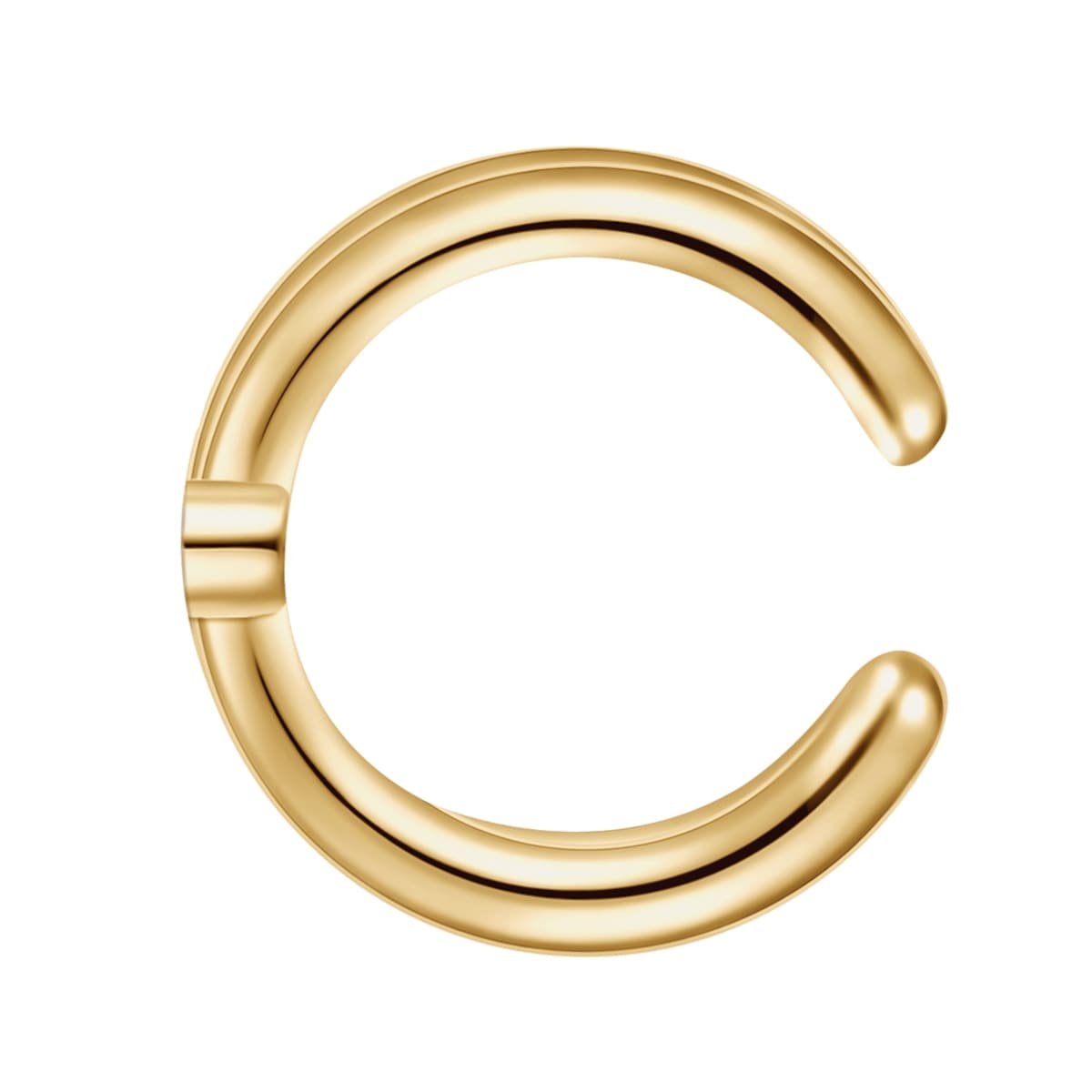 Glanzstücke München Ohrklemme »GSM1278« Ohrklemme Sterling Silber gelbgold Zirkonia weiß