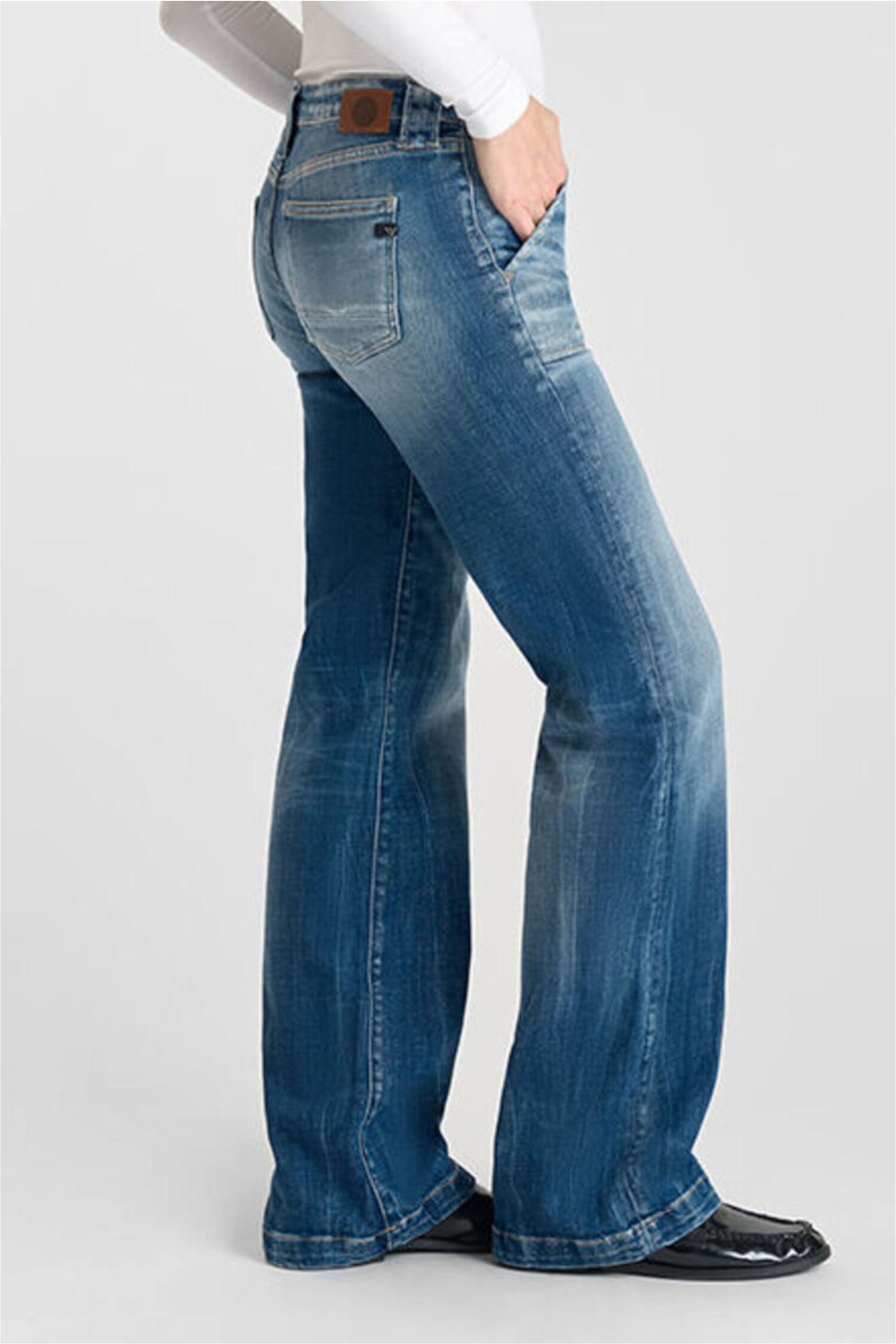 Le Temps Des Cerises Bequeme Jeans mit Boocut-Schnitt