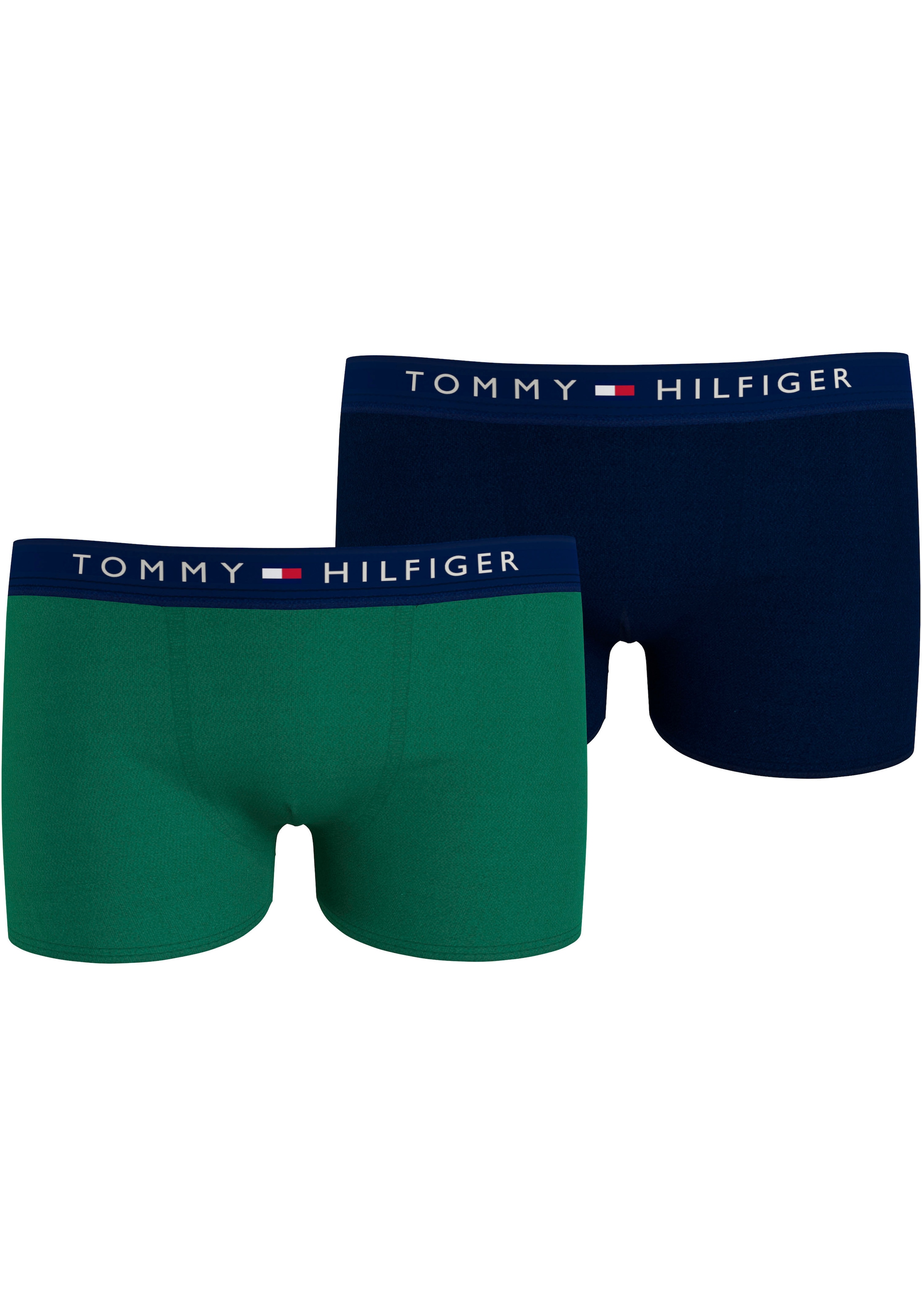 Tommy Hilfiger Underwear Trunk, (Packung, 2 St., 2er-Pack), mit Logo auf dem Taillenbund