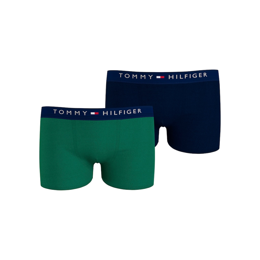 Tommy Hilfiger Underwear Trunk, (Packung, 2 St., 2er-Pack), mit Logo auf dem Taillenbund